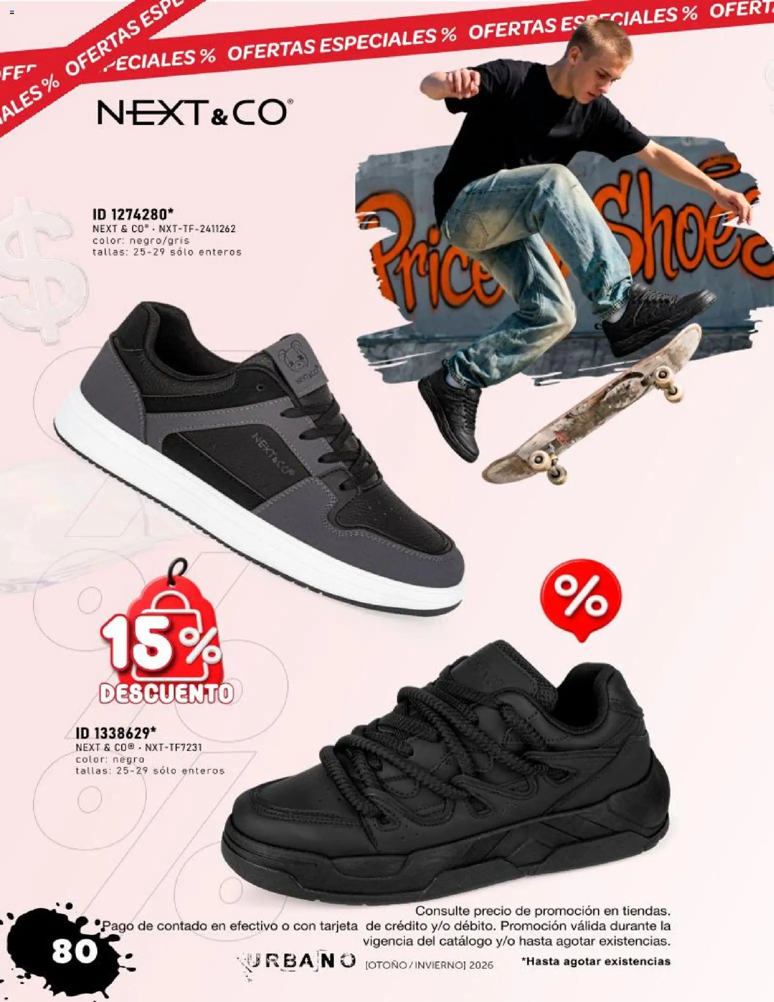 Nuevas ofertas de Price Shoes válidas en toda la República Mexicana desde el 15/10/2026. ¡Encuentra las mejores ofertas en Price Shoes catálogo Urbano! | Página: 78