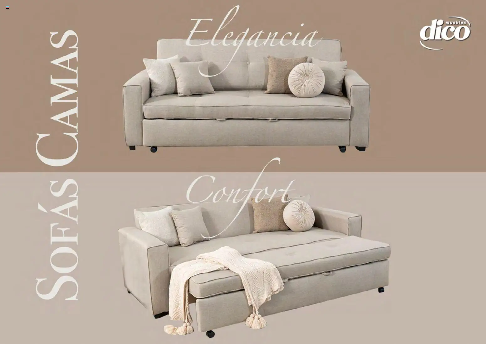 Muebles Dico catálogo Sofás Camas (23/04/2026 - 31/12/2026)