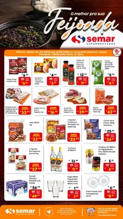 Semar Supermercado ofertas Feijoada - Pré-Visualização do folheto da loja Semar Supermercado, válido de 16.06.2026