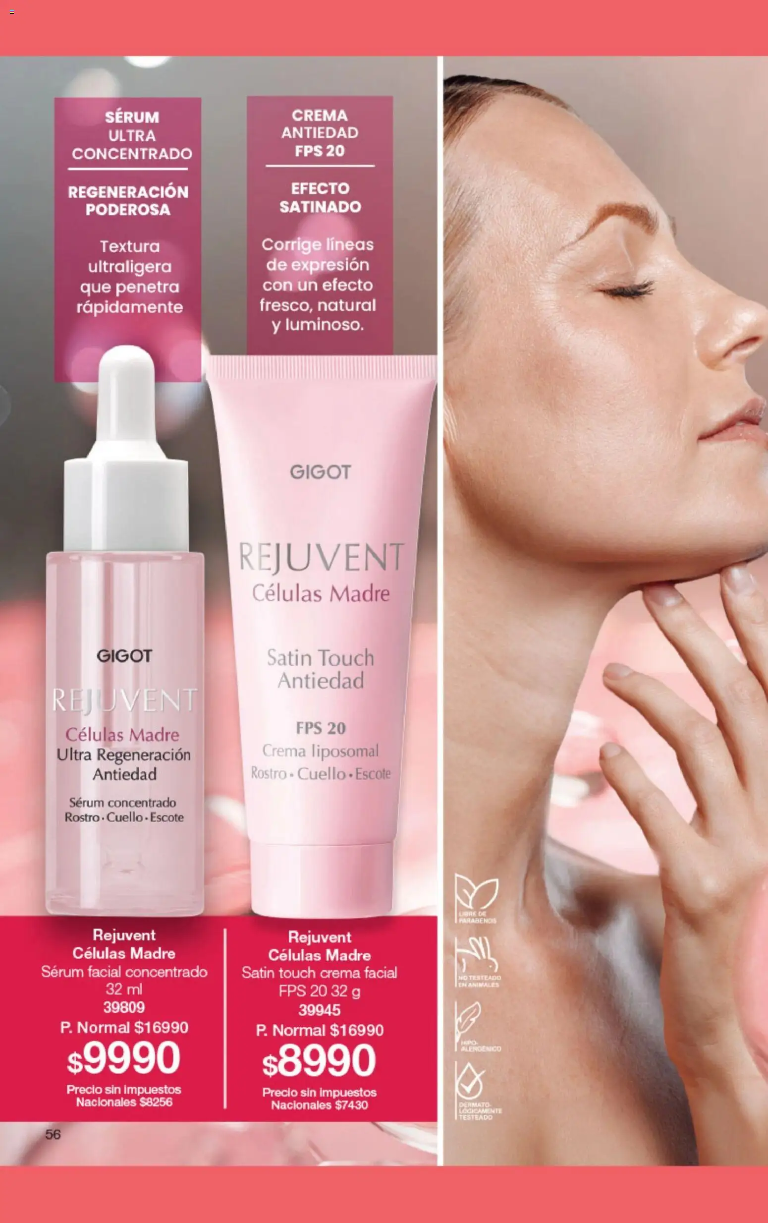 Gigot catálogo 02 │ válido desde el 01/02/2026 | Página: 68 | Productos: Crema facial, Serum, Crema
