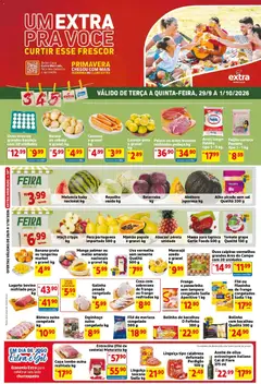 Extra ofertas de Mercado Terça e Quinta - Pré-Visualização do folheto da loja Extra, válido de 29/09/2026