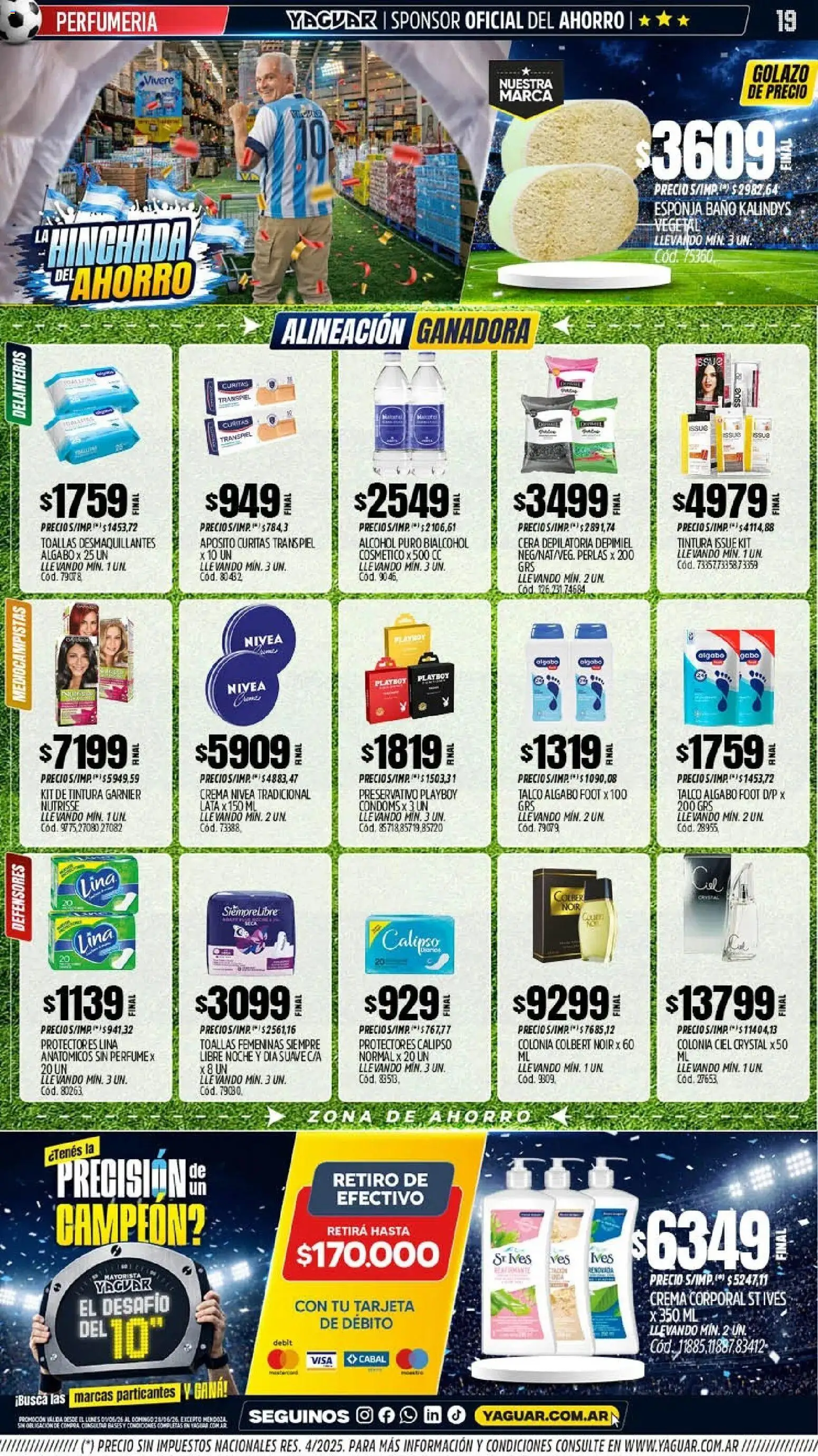 Yaguar - Oferta Semanal Mendoza │ válido desde el 01.06.2026 | Página: 18 | Productos: Baño, Perfume, Tintura, Crema
