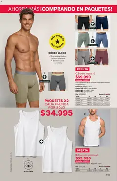 Leonisa catálogo campaña 12 70 anos -  Vista previa de la revista de la tienda Leonisa valido desde el 04/08/2026 | Página: 125 | Productos: Algodón, Boxers, Vino