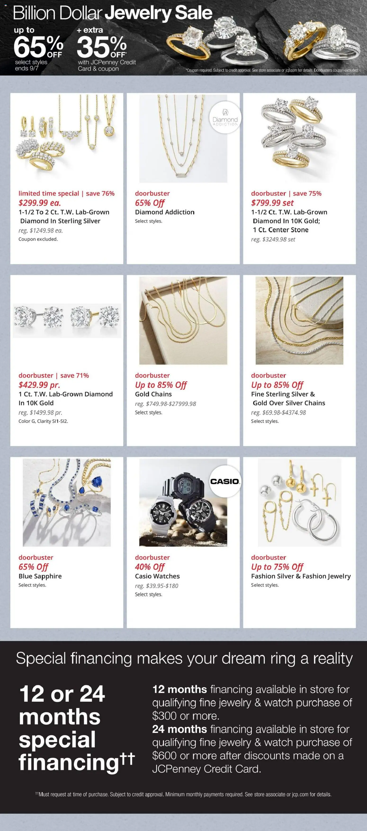 JCPenney Ad - valid from 09/04/2026 | Page: 6 | Products: Watches, Ring, Watch