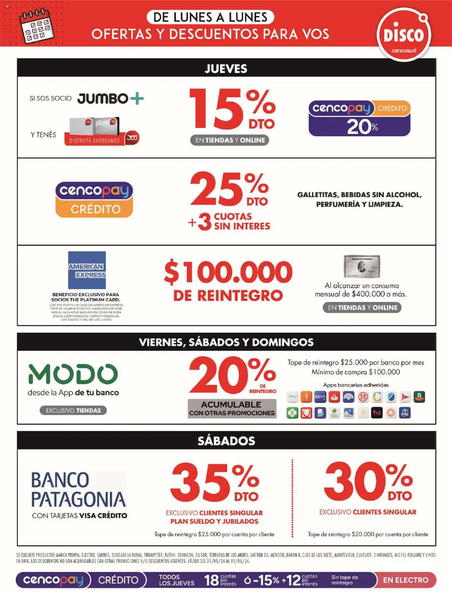 Disco - Superofertas │ válido desde el 14.05.2026 | Página: 11 | Productos: Disco, Banco