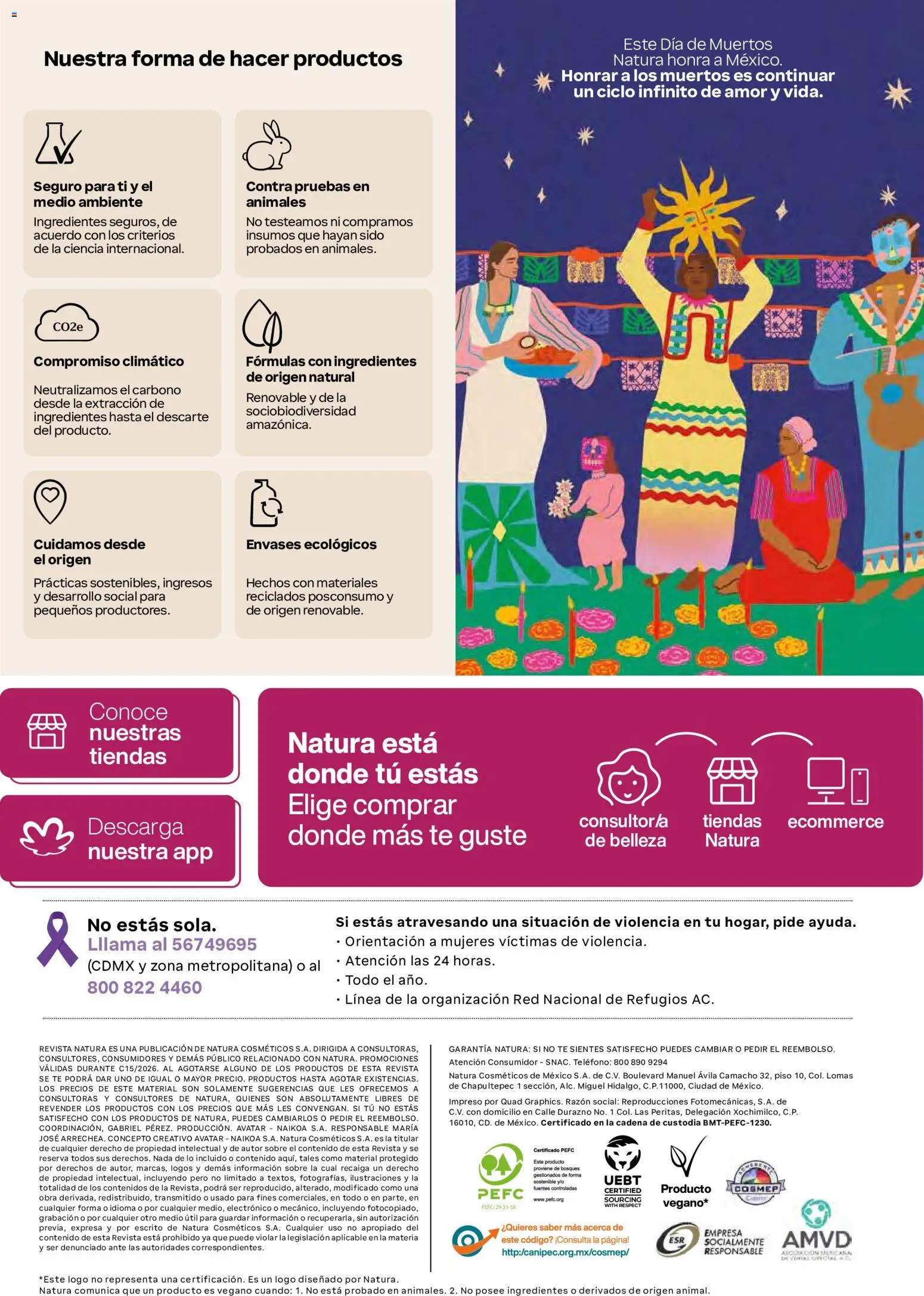 Nuevas ofertas de Natura válidas en toda la República Mexicana desde el 02/10/2026. ¡Encuentra las mejores ofertas en Natura campaña  15 2026! | Página: 174 | Productos: Ingredientes, Té, Cadena, Revista