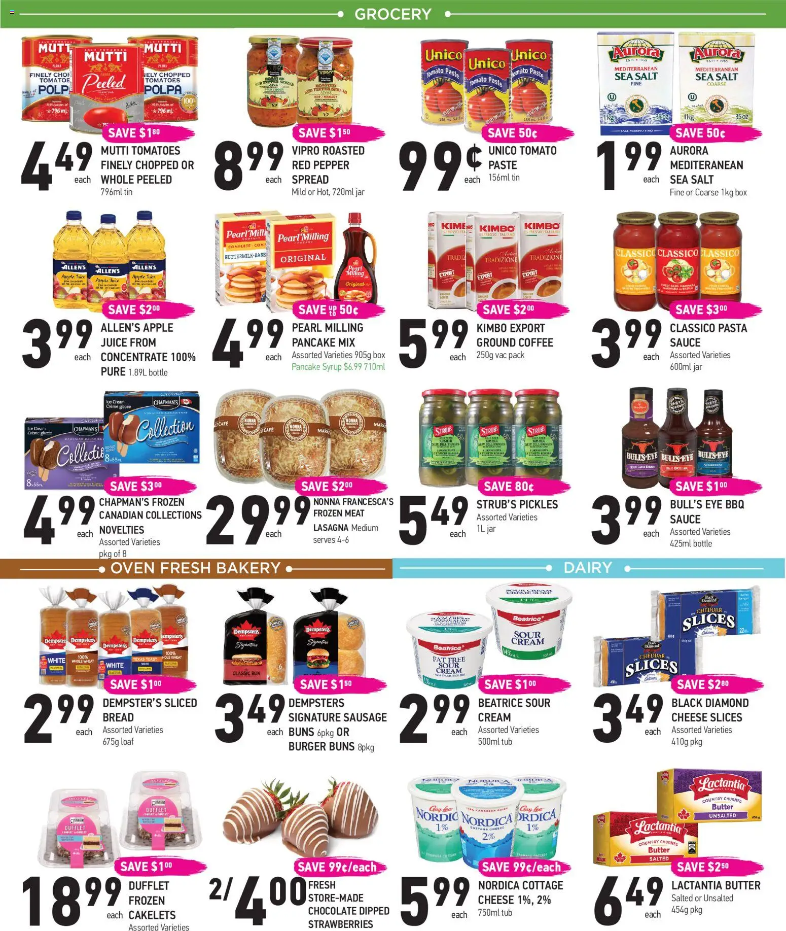 Coppas Fresh Market flyer valid from 07.05.2026 | Page: 3 | Products: Cream, Bakery, Cheese, Bread
