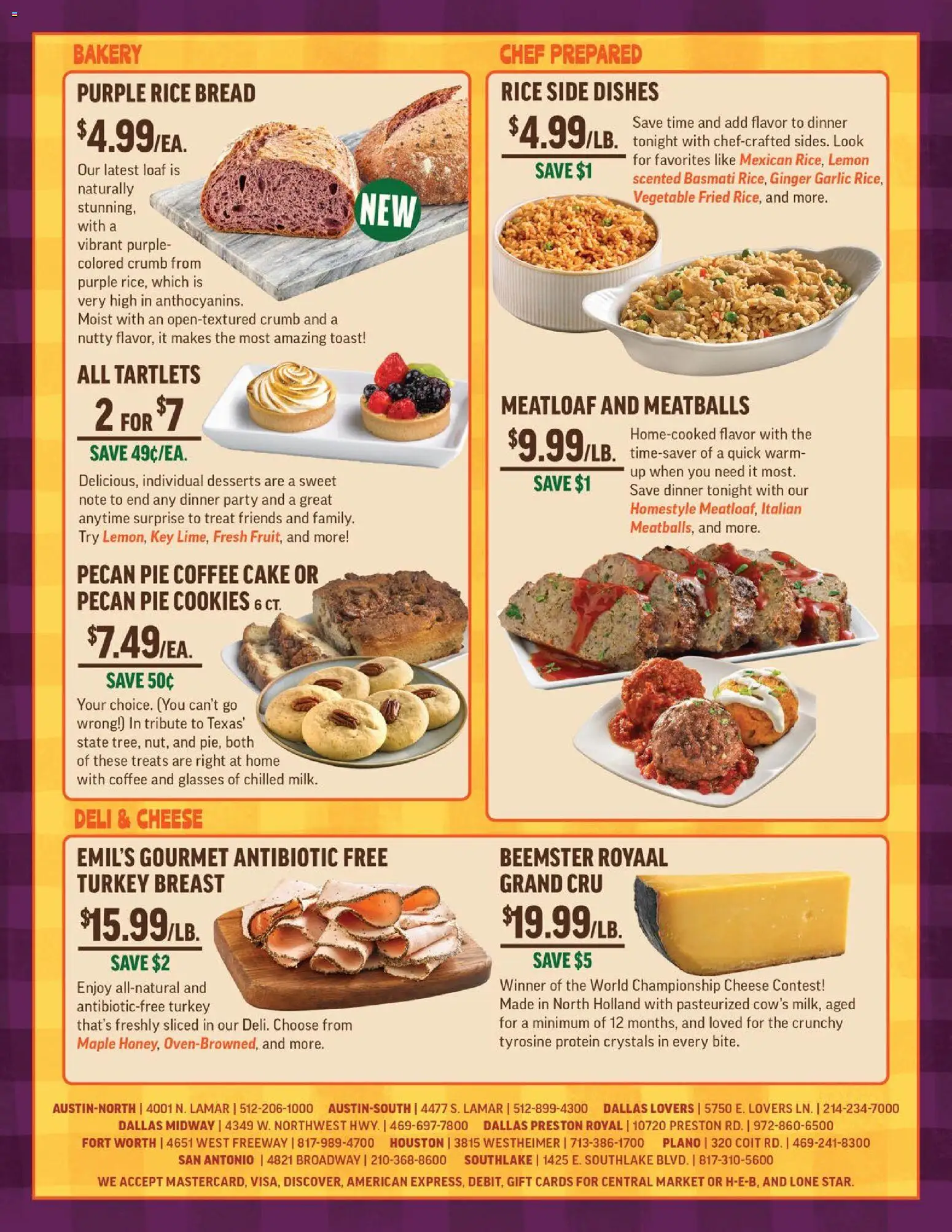 Central Market Weekly Ad - valid from 09/30/2026 | Page: 6 | Products: Cheese, Cookies, Lemon, Cake