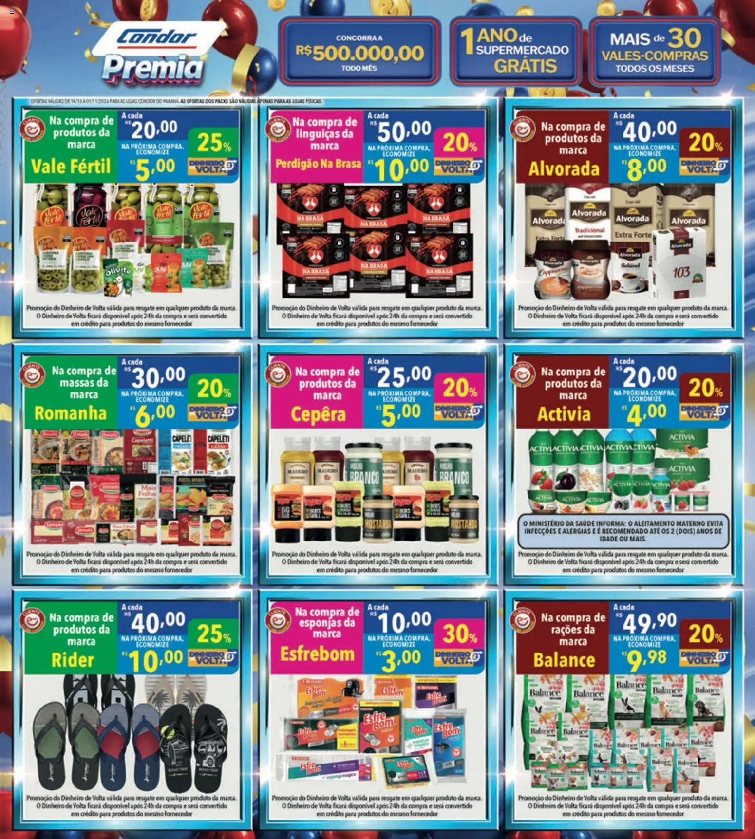 Supermercados Condor Folheto - válido de 14/10/2026 | Página: 3