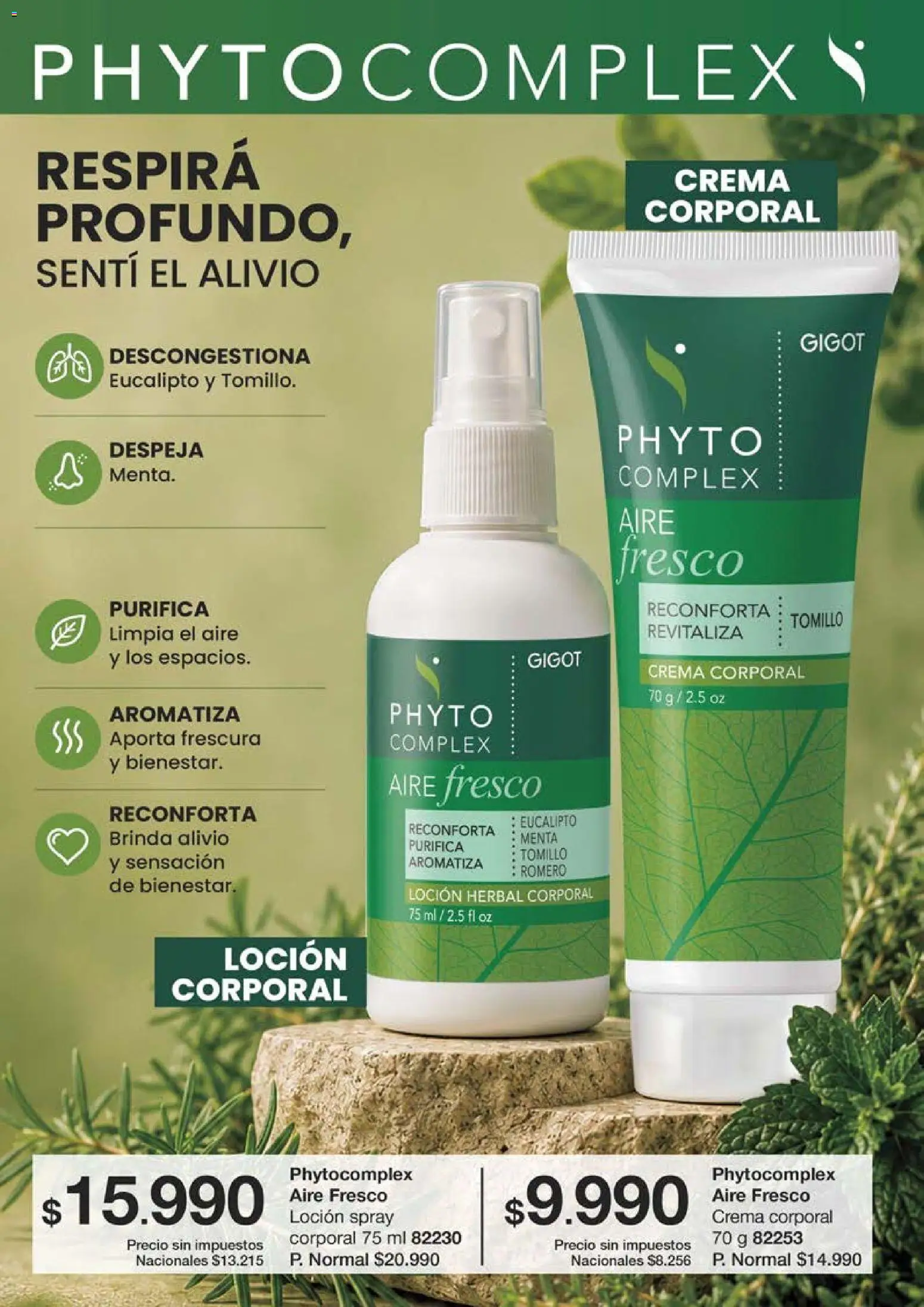 Gigot catálogo │ válido desde el 29/09/2026 | Página: 73 | Productos: Loción, Loción corporal, Crema