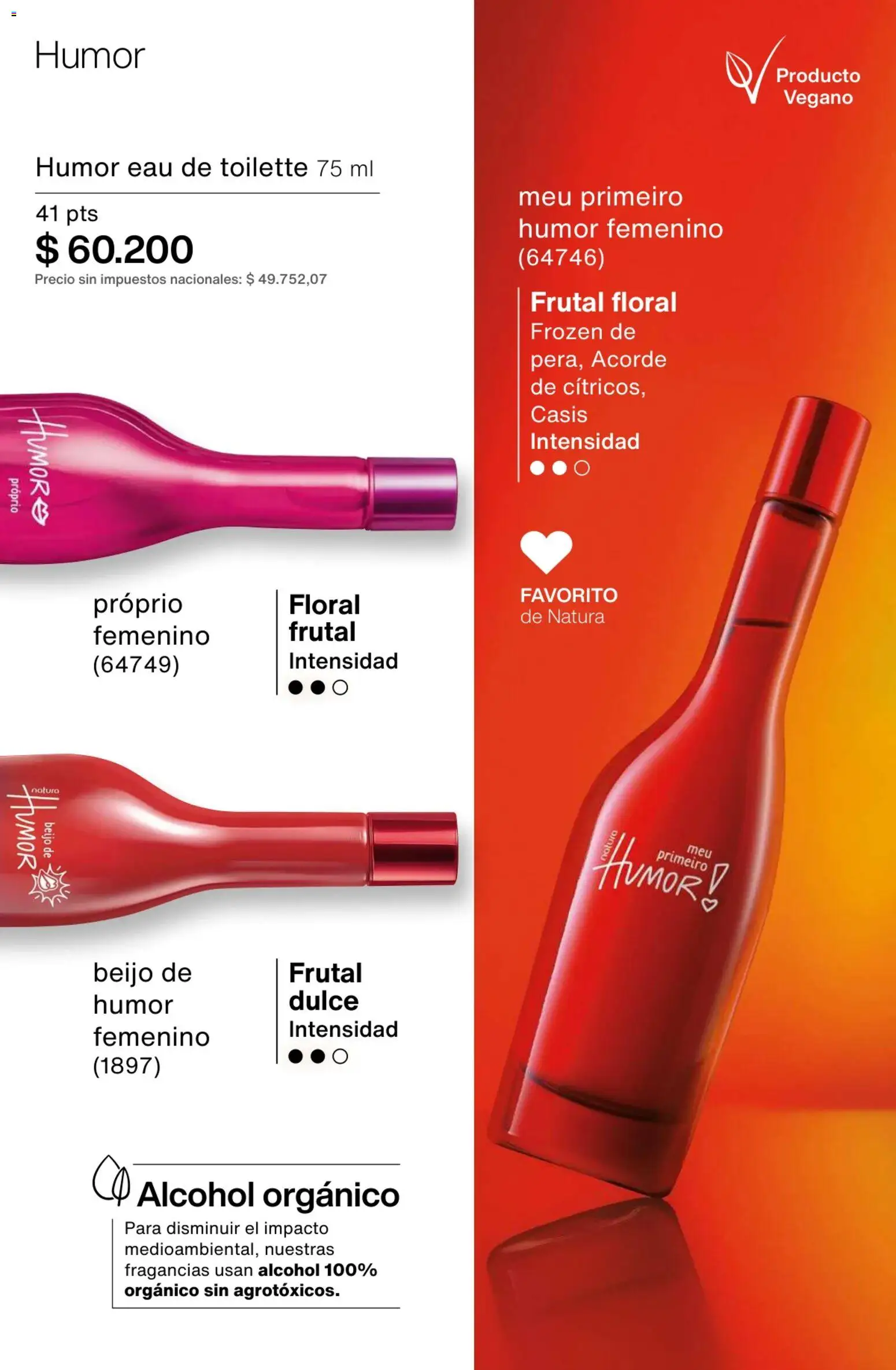Catálogo Natura Ciclo 3 │ válido desde el 09/02/2026 | Página: 60 | Productos: Eau de toilette, Dulce, Alcohol