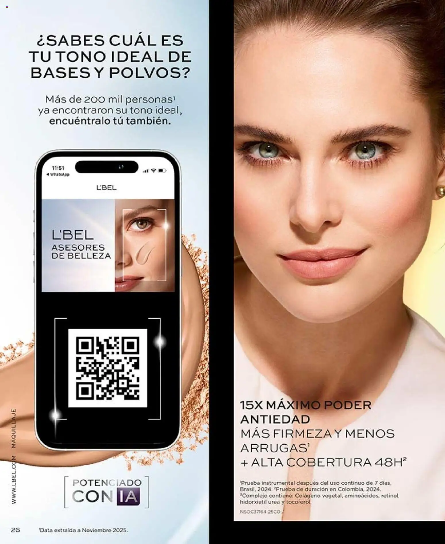 Catálogo L'Bel válido desde 20/06/2026 | Página: 26 | Productos: Maquillaje