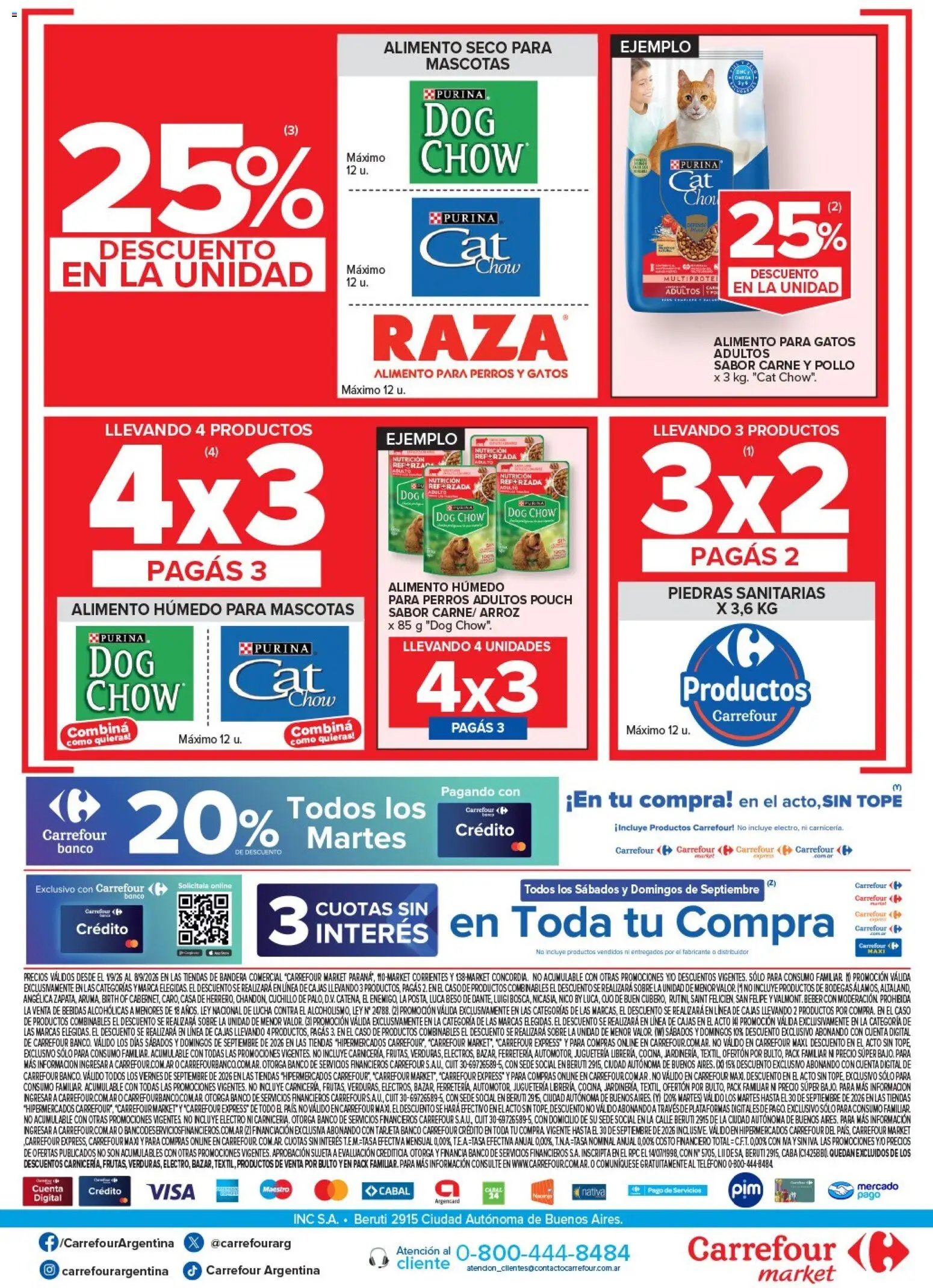 Carrefour Market - Market Corrientes │ válido desde el 01/09/2026 | Página: 6 | Productos: Cuchillo, Sobre, Bebidas, Arroz