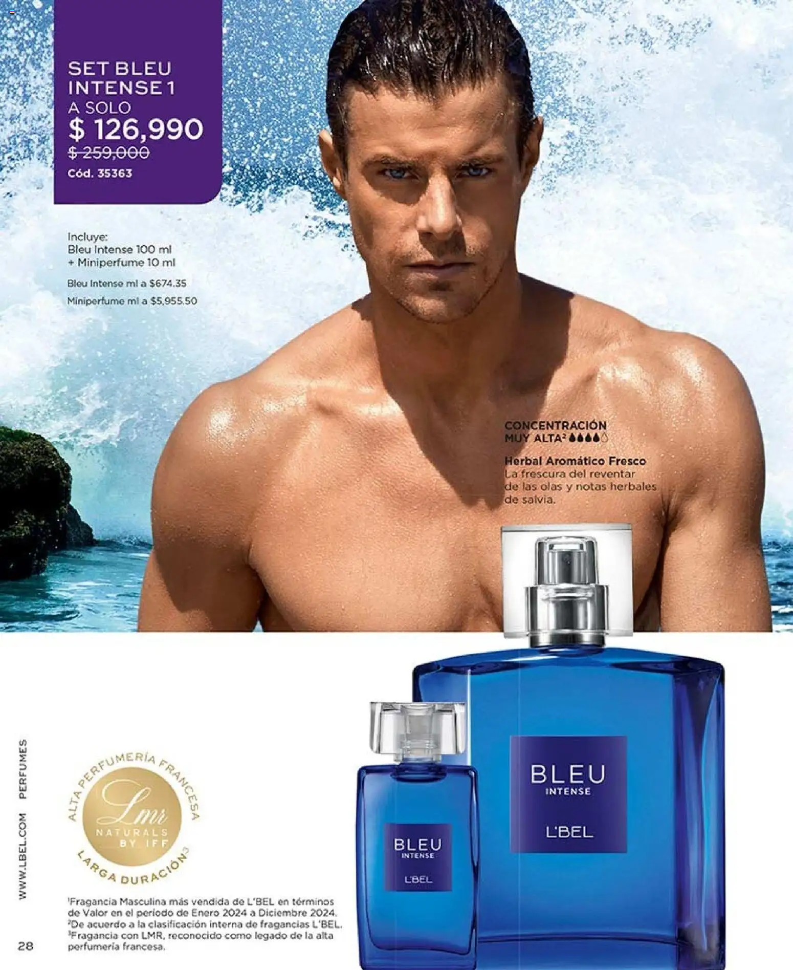 L'Bel revista - valida desde el 17/08/2026 | Página: 28 | Productos: Perfumes, Fragancia
