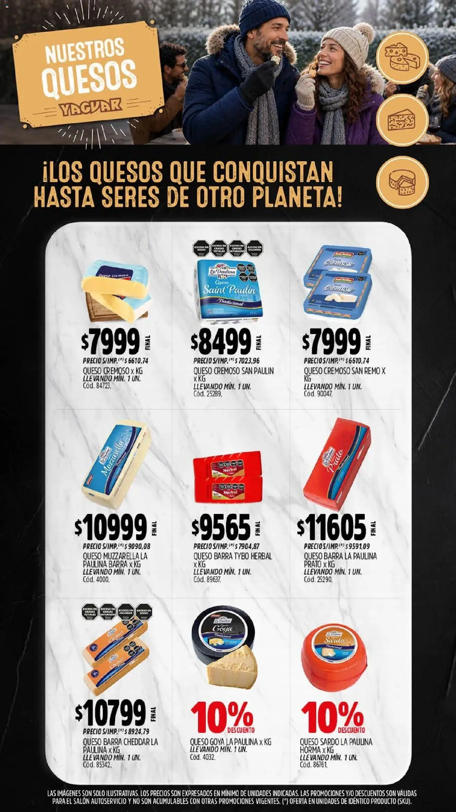 Yaguar - Oferta Semanal Córdoba │ válido desde el 20/07/2026 | Página: 6 | Productos: Muzzarella, Queso