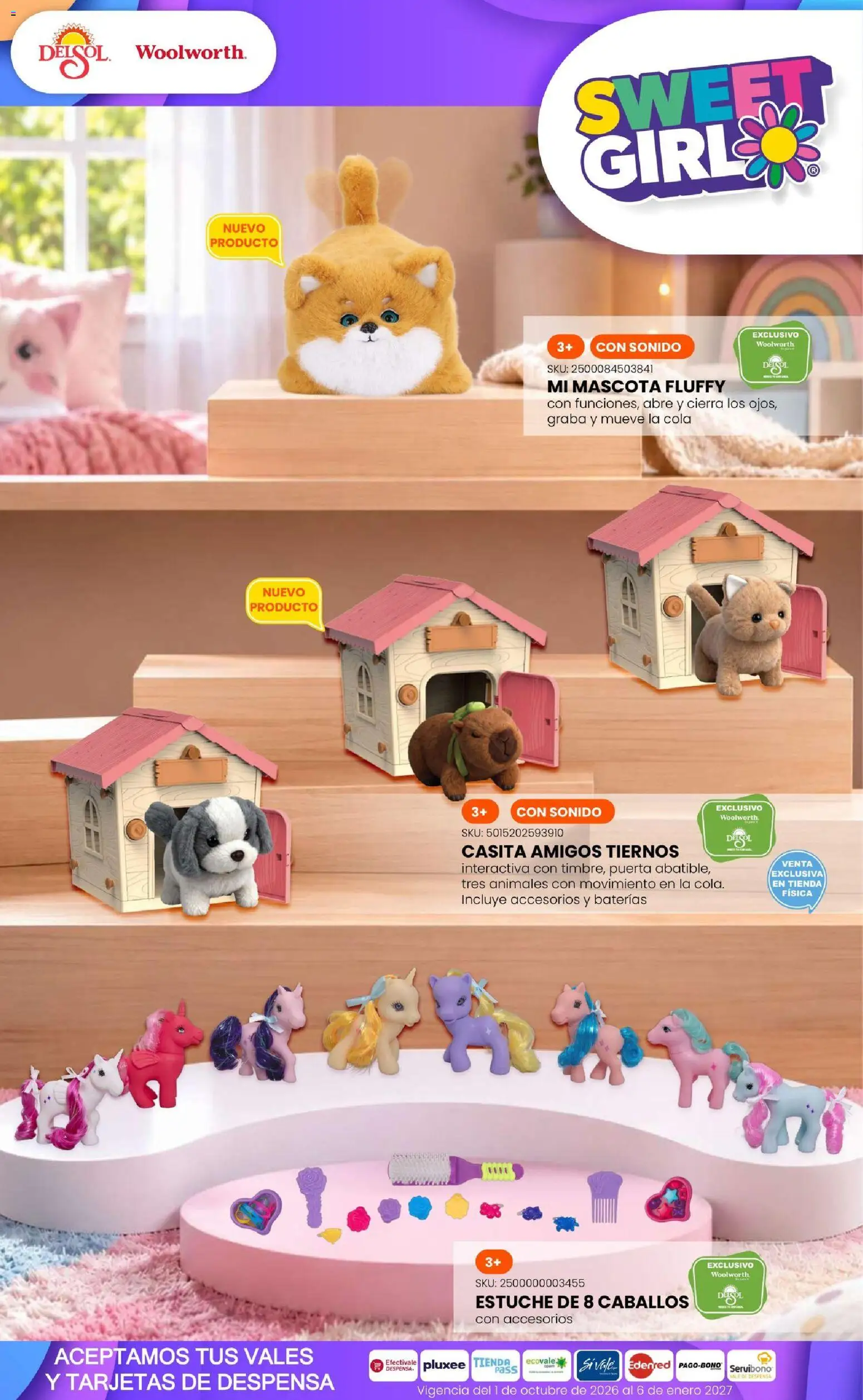 Nuevas ofertas de Del Sol y Woolworth válidas en toda la República Mexicana desde el 01/10/2026. ¡Encuentra las mejores ofertas en Del Sol y Woolworth catálogo El Castillo del Juguete! | Página: 76 | Productos: Estuche, Despensa