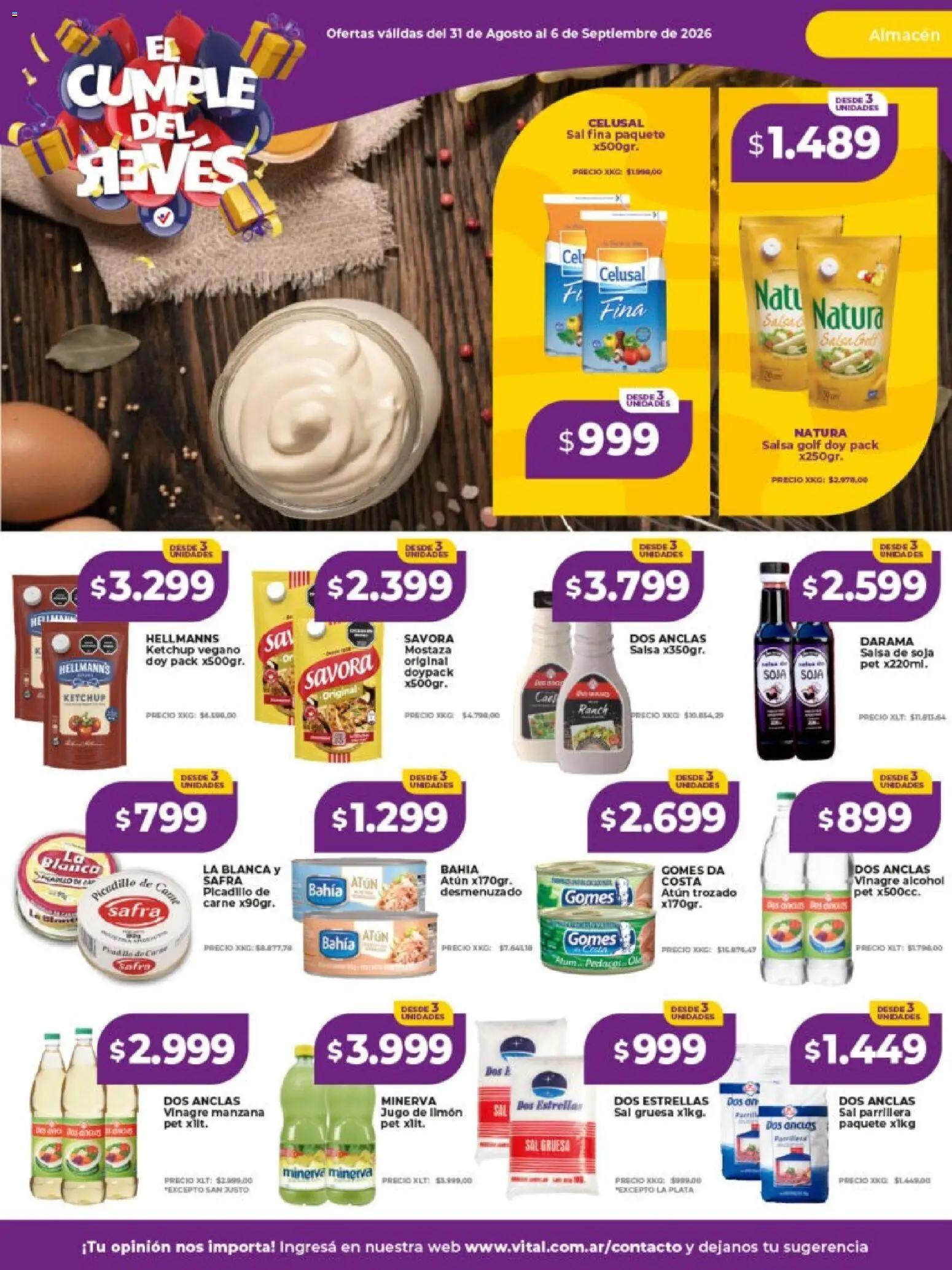 Vital - Ofertas │ válido desde el 31/08/2026 | Página: 20