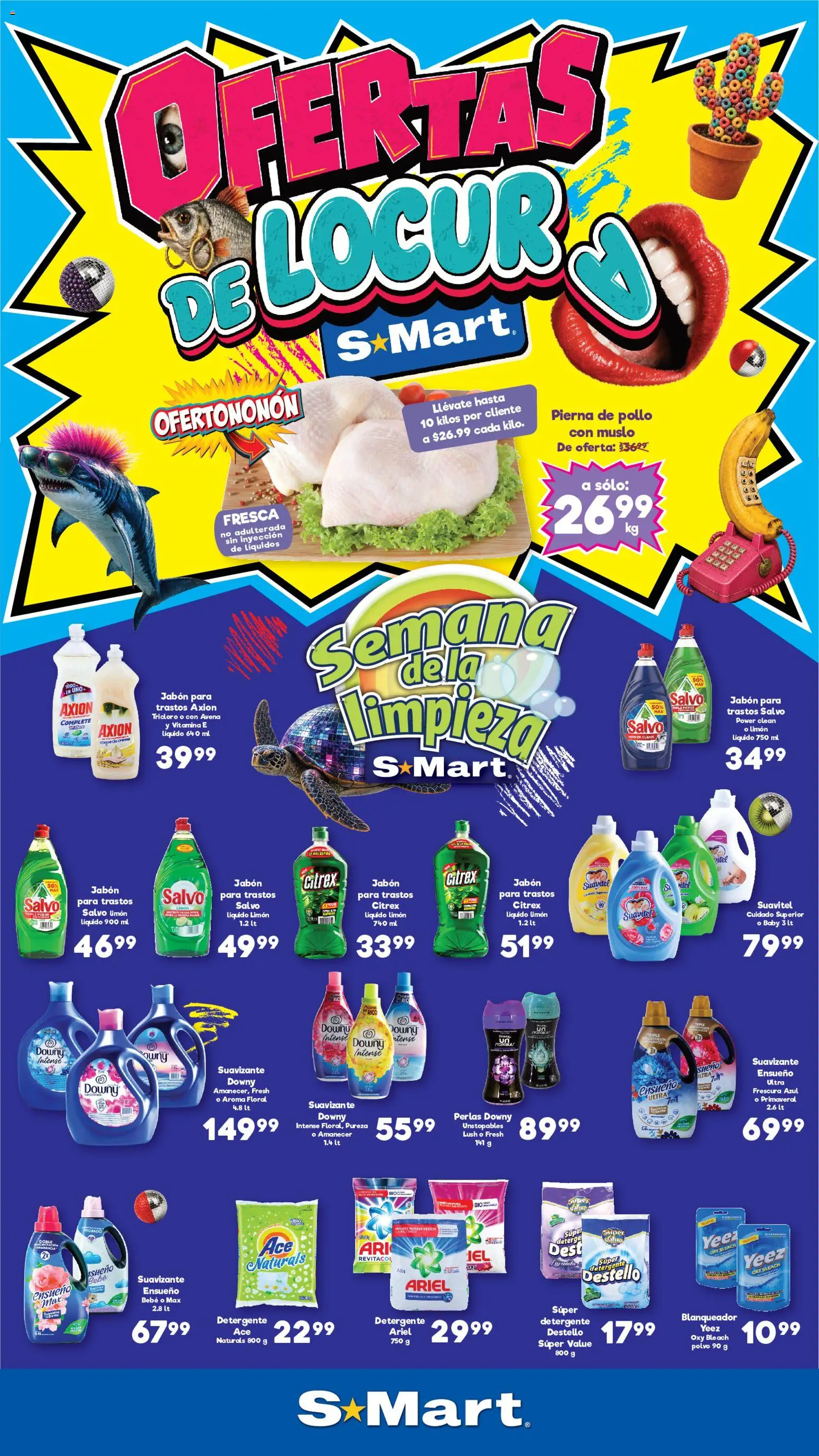 Nuevas ofertas de S-Mart válidas en toda la República Mexicana desde el 02/10/2026. ¡Encuentra las mejores ofertas en S-Mart folleto! | Página: 1