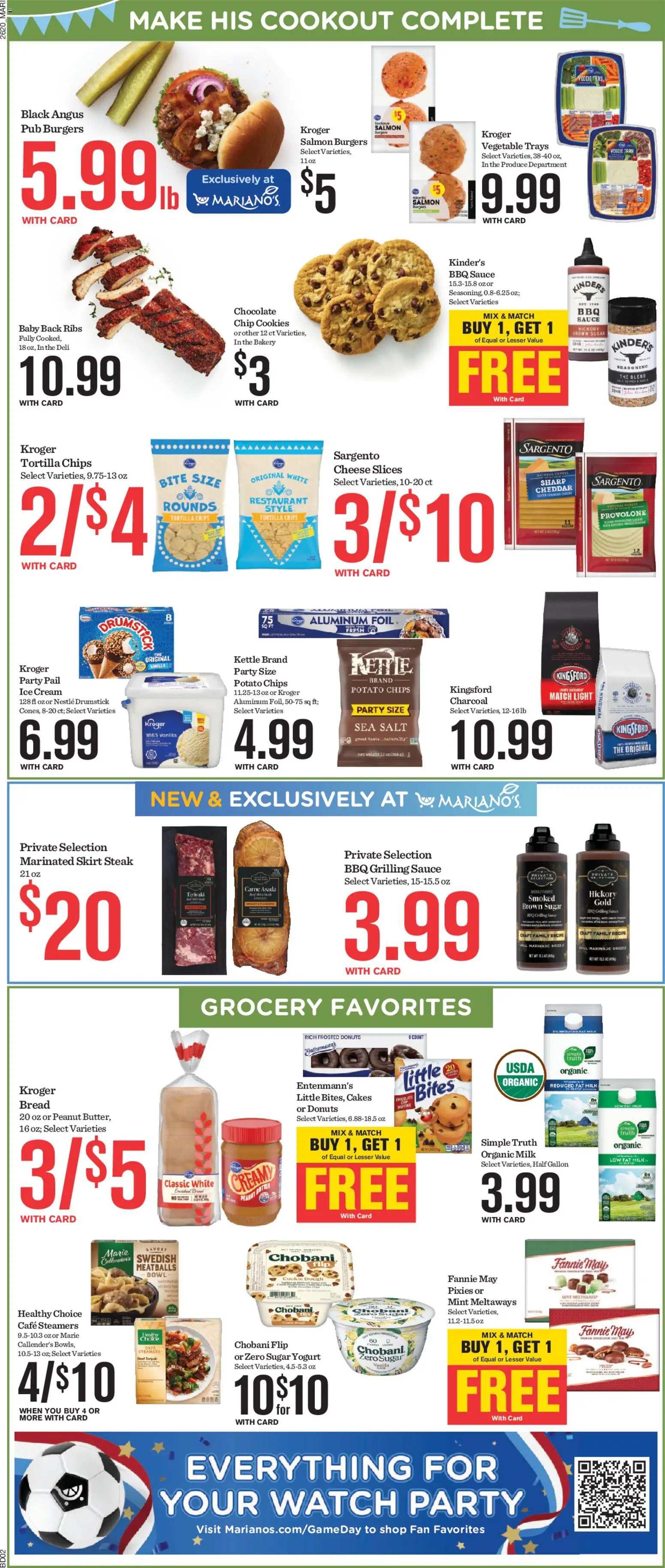 Mariano's Weekly Ad - valid from 17.06.2026 | Page: 7 | Products: Chips, Sugar, Kettle, Fan