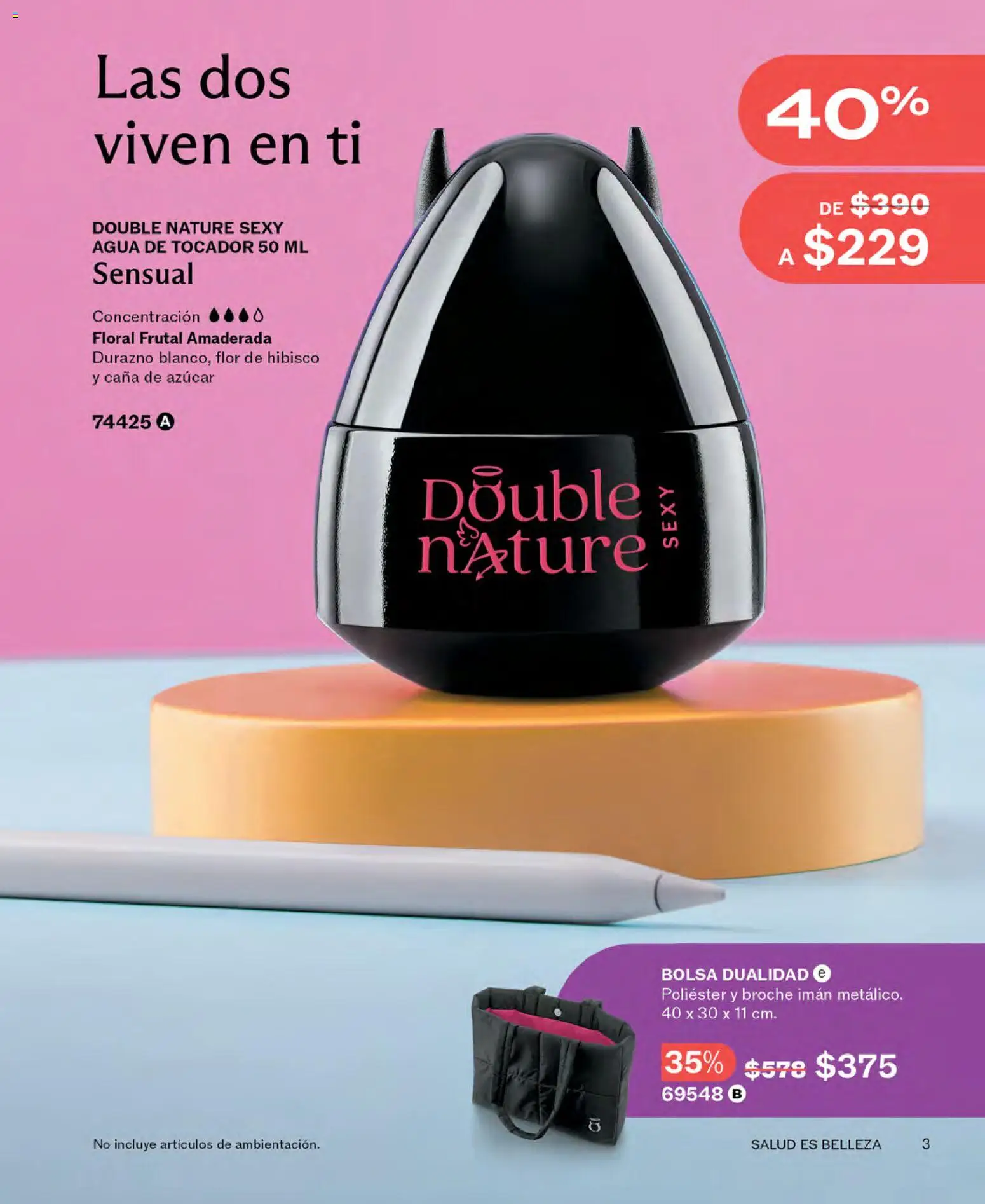 Nuevas ofertas de JAFRA válidas en toda la República Mexicana desde el 01/08/2026. ¡Encuentra las mejores ofertas en JAFRA catálogo! | Página: 3 | Productos: Azúcar, Imán, Agua, Perfume