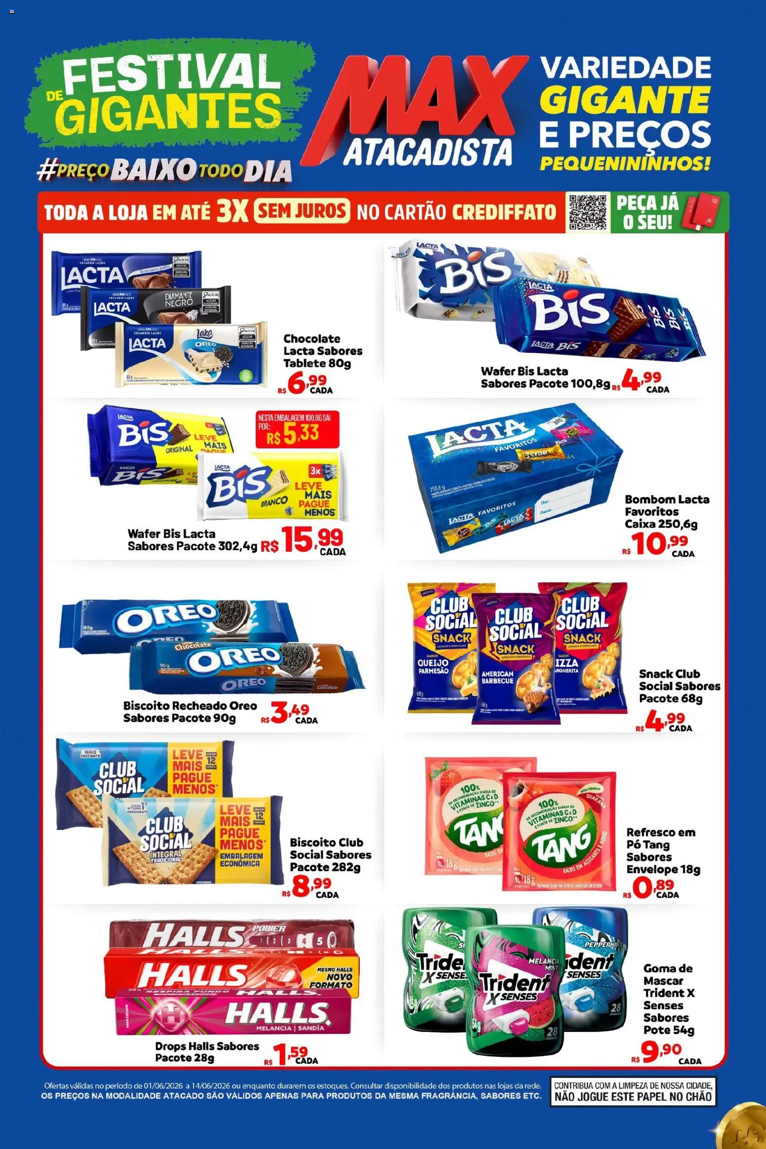 Max Atacadista Folheto - válido de 01.06.2026 | Página: 1 | Produtos: Guaraná, Chocolate, Parmesão, Açúcar