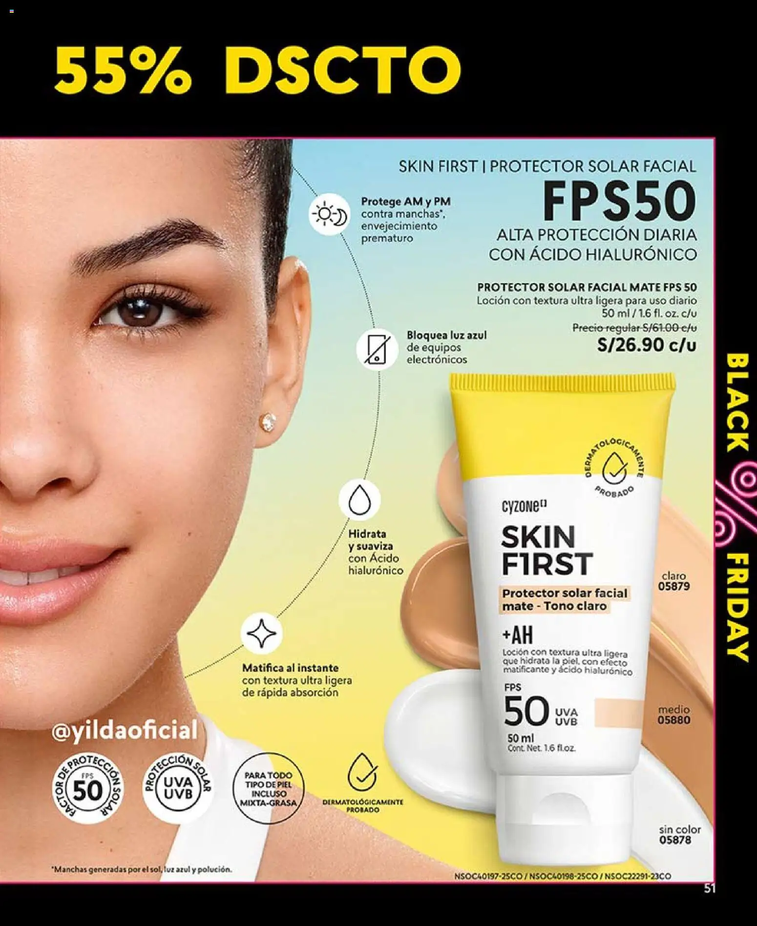 Catálogo CyZone válido desde 03/10/2026 | Página: 53 | Productos: Protector solar