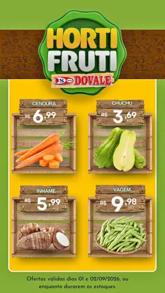 Dovale ofertas Hortifruti - Pré-Visualização do folheto da loja Dovale, válido de 01/09/2026