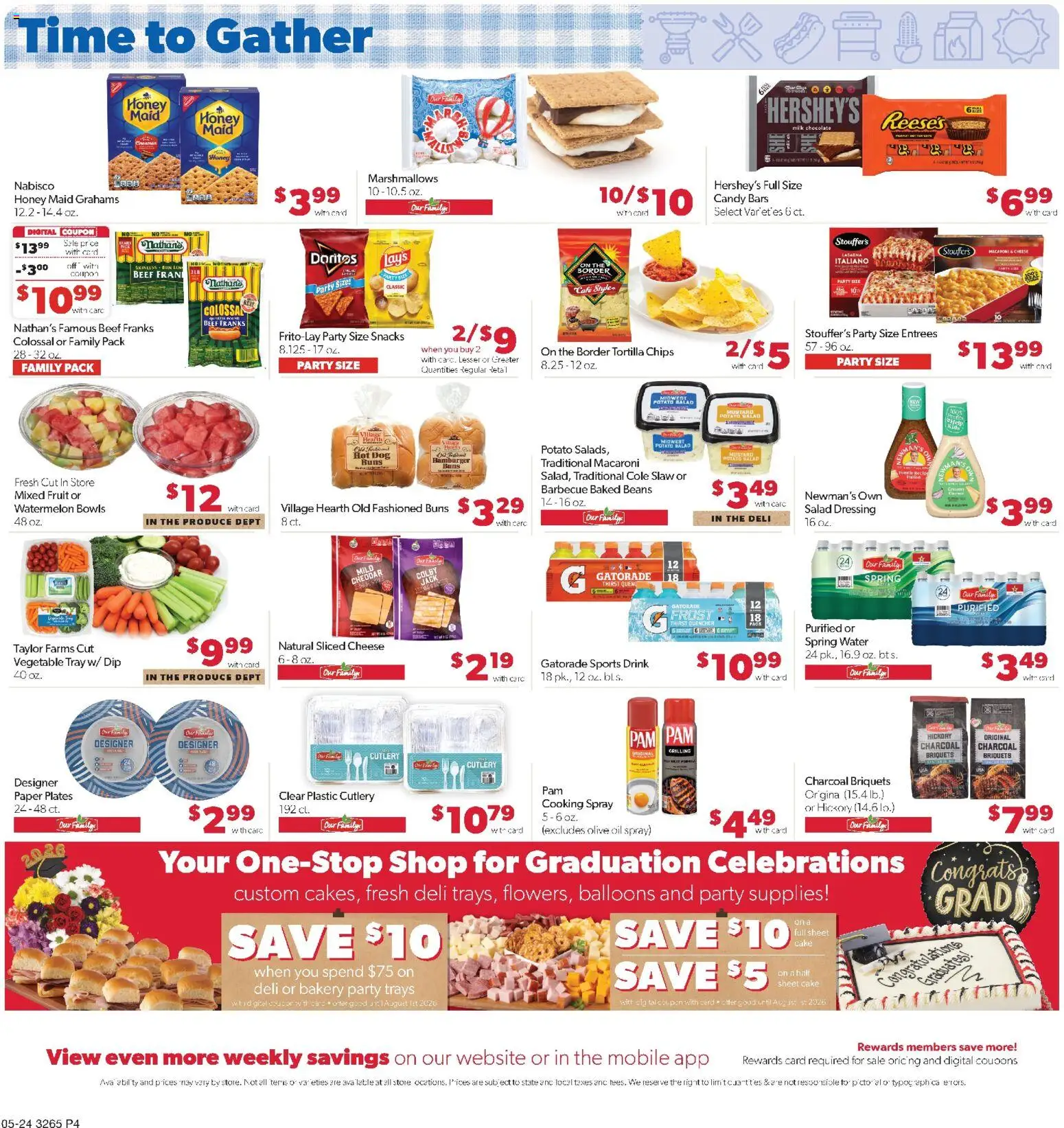 Family Fare Weekly Ad - SD - valid from 24.05.2026 | Page: 4 | Products: Bakery, Cheese, Watermelon, Sheet