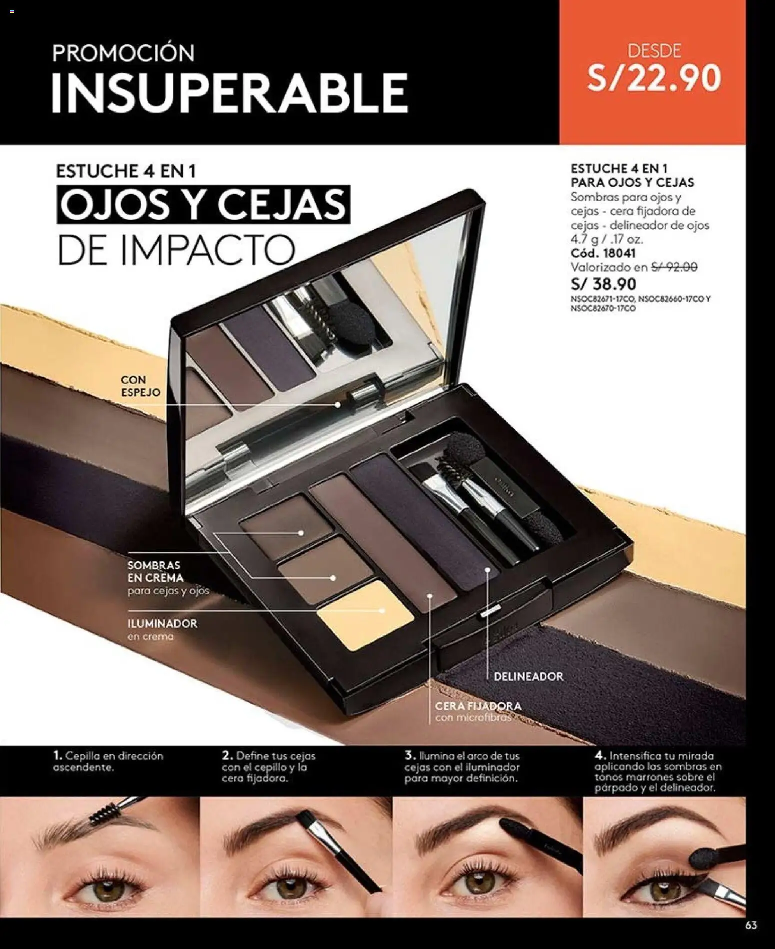 Catálogo Ésika válido desde 22/08/2026 | Página: 63 | Productos: Delineador de ojos, Delineador, Espejo, Crema