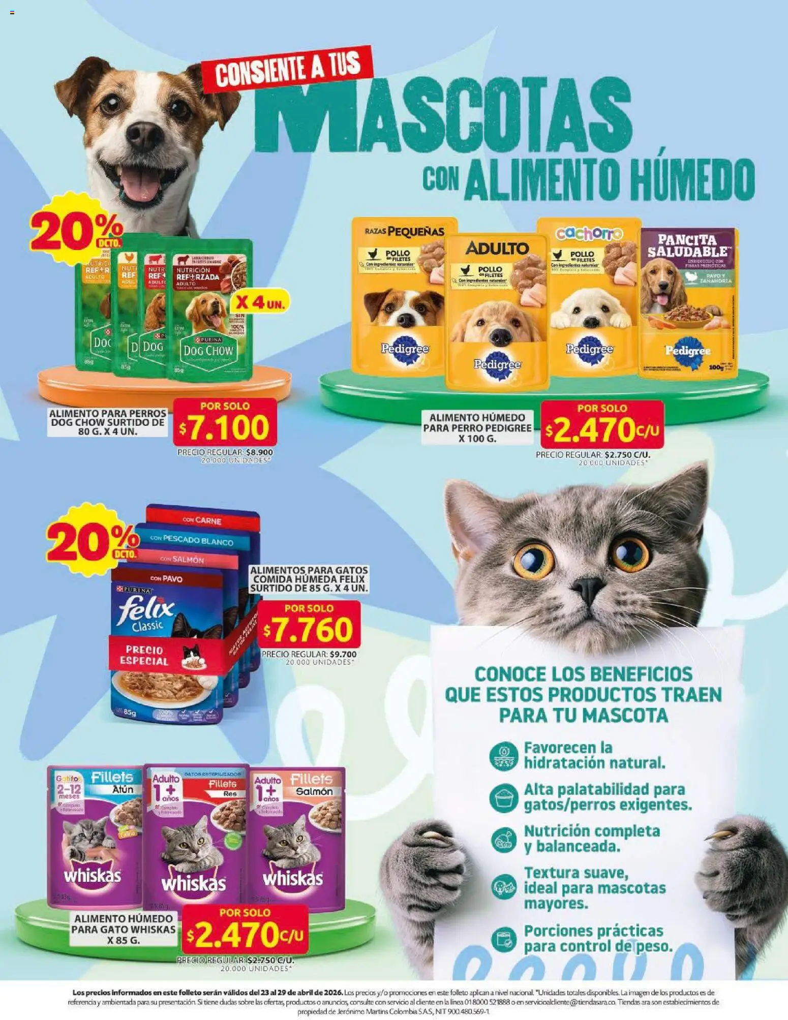 Ara revista - valida desde el 02.04.2026 | Página: 10 | Productos: Pescado, Pollo, Atún, Sobre