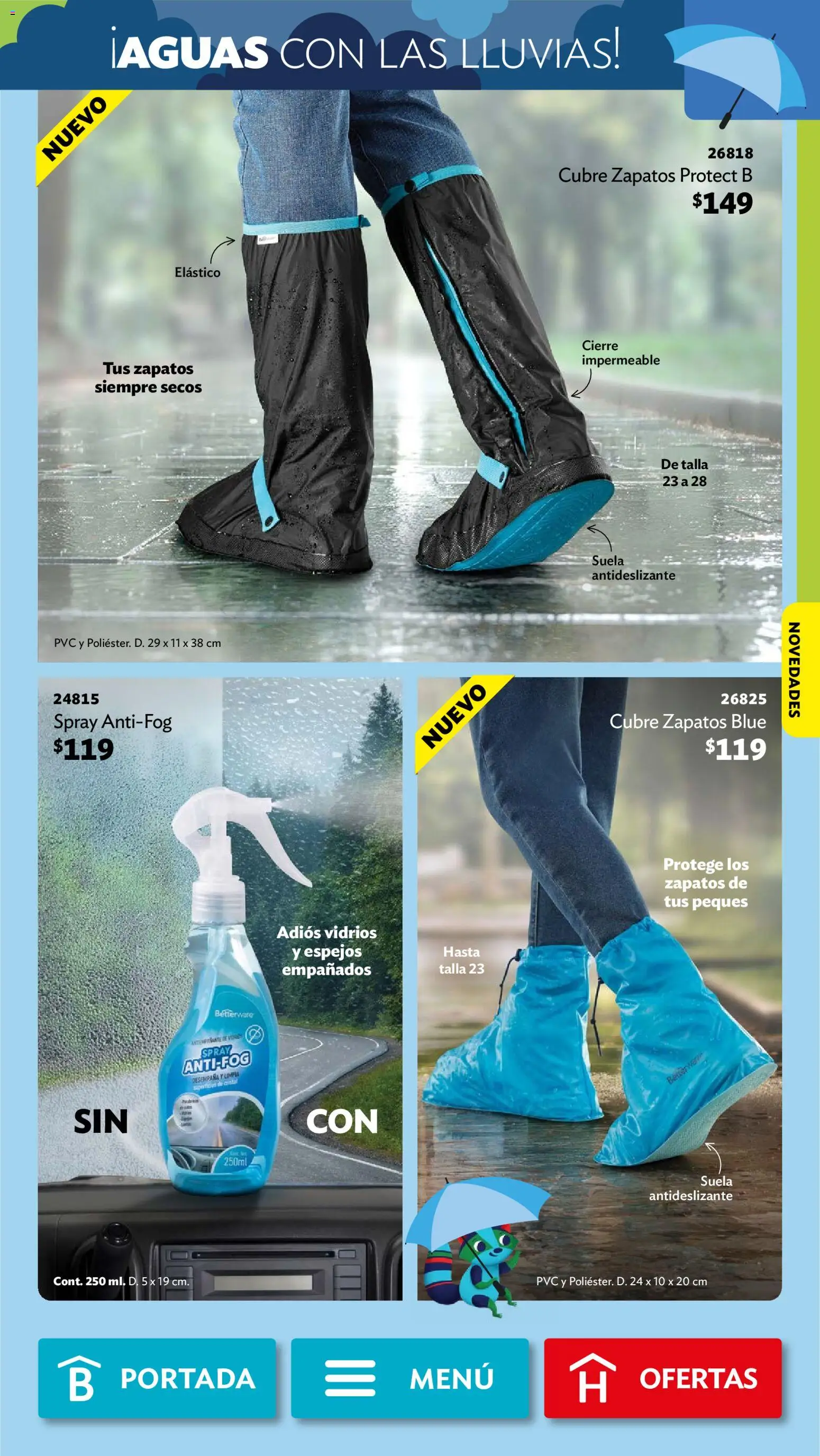 Nuevas ofertas de Betterware válidas en toda la República Mexicana desde el 01/06/2026. ¡Encuentra las mejores ofertas en Betterware campaña 6 2026! | Página: 27 | Productos: Zapatos