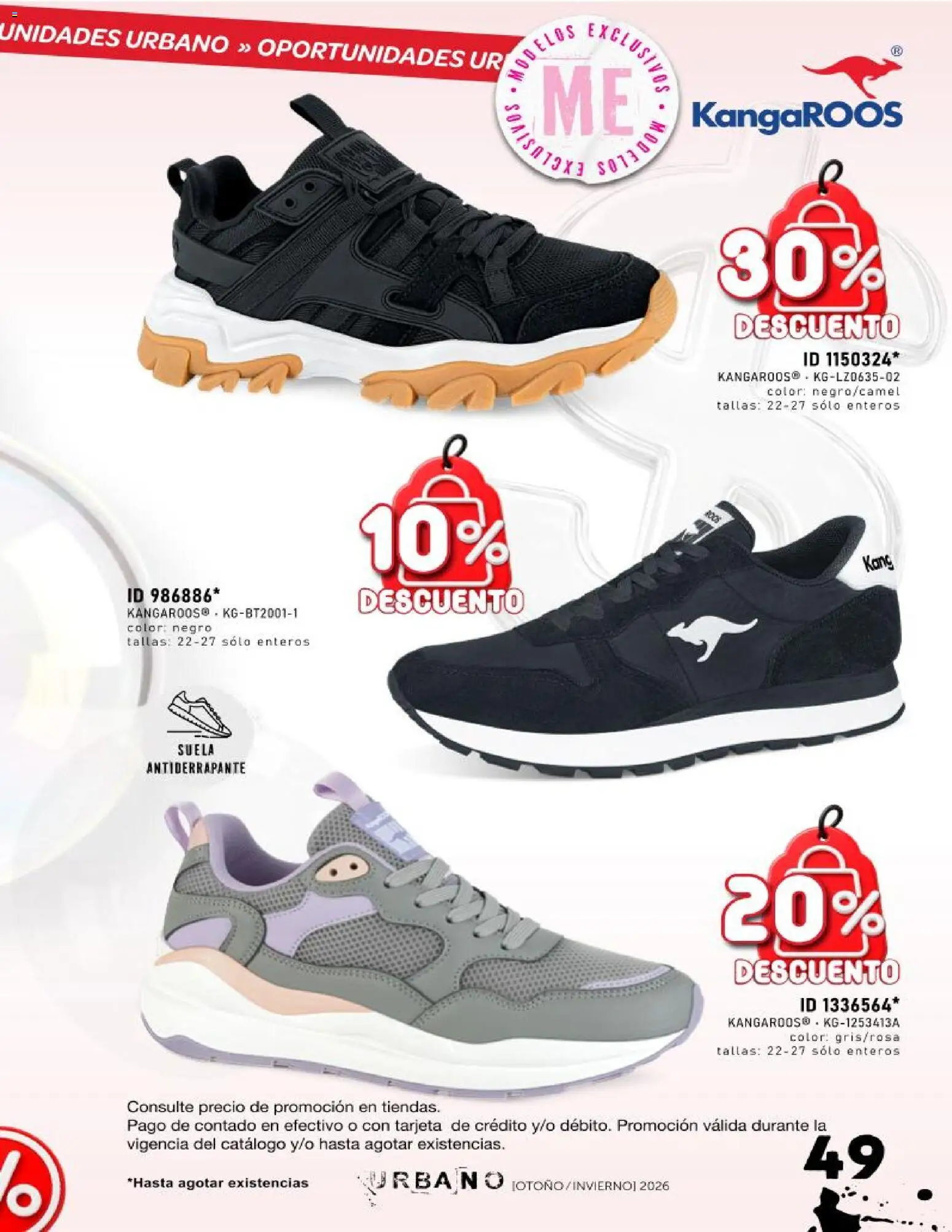 Nuevas ofertas de Price Shoes válidas en toda la República Mexicana desde el 15/10/2026. ¡Encuentra las mejores ofertas en Price Shoes catálogo Urbano! | Página: 47