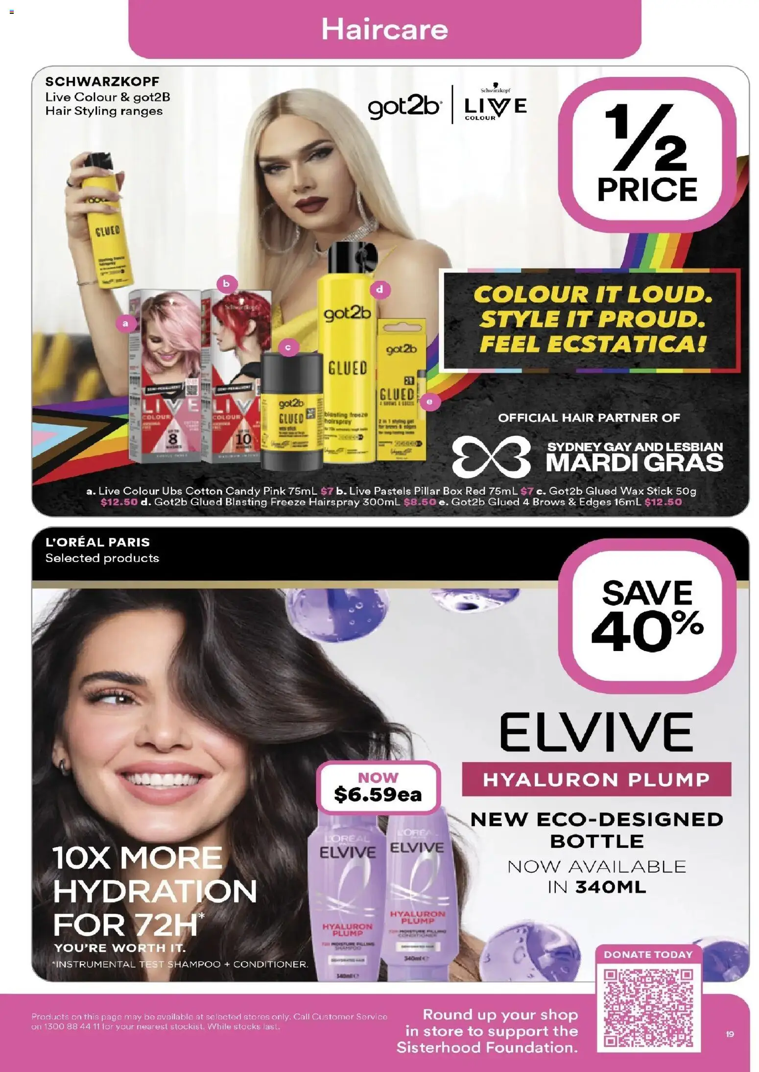 Priceline Pharmacy catalogue - valid from 19.02.2026 | Page: 19 | Products: Box, Shampoo