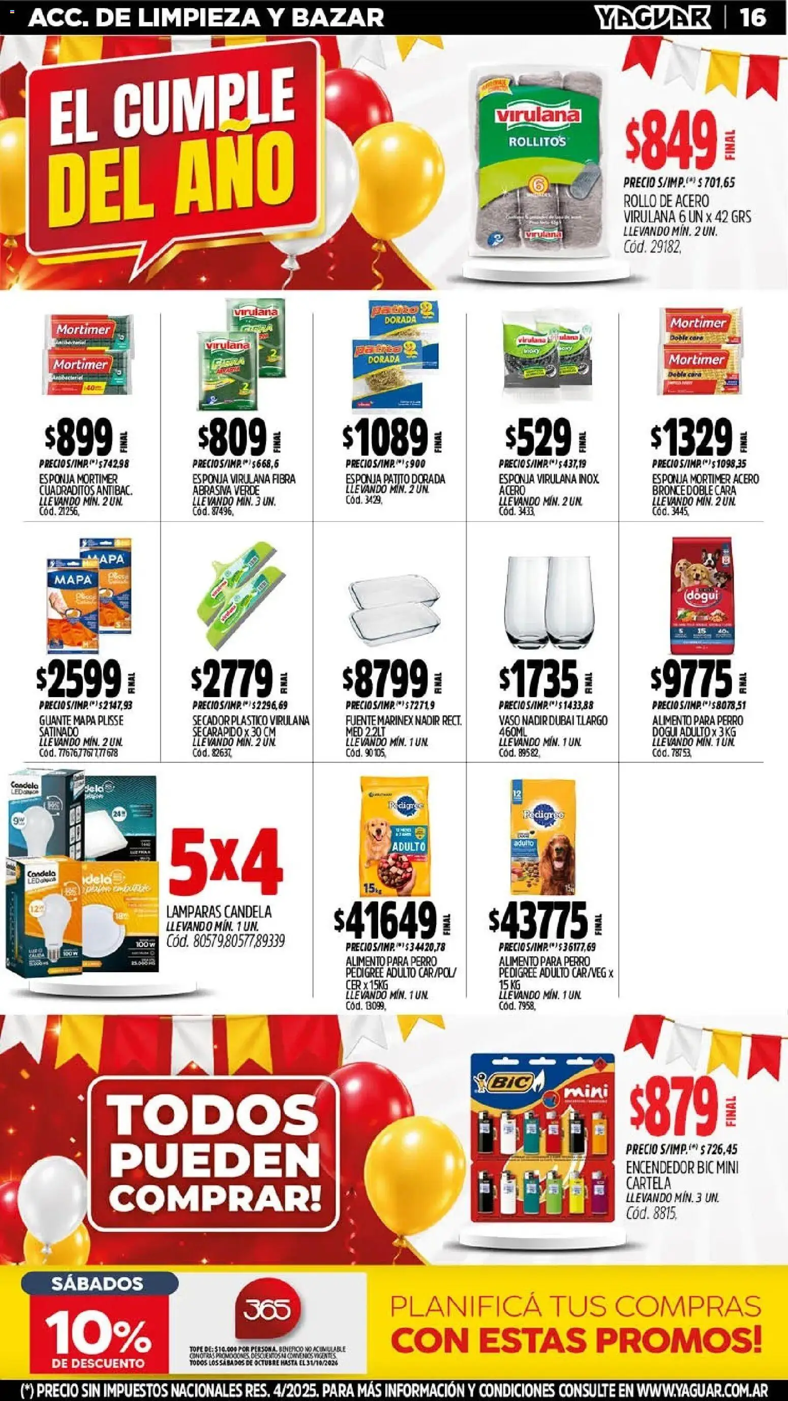 Yaguar - Oferta Semanal Jujuy │ válido desde el 19/10/2026 | Página: 18