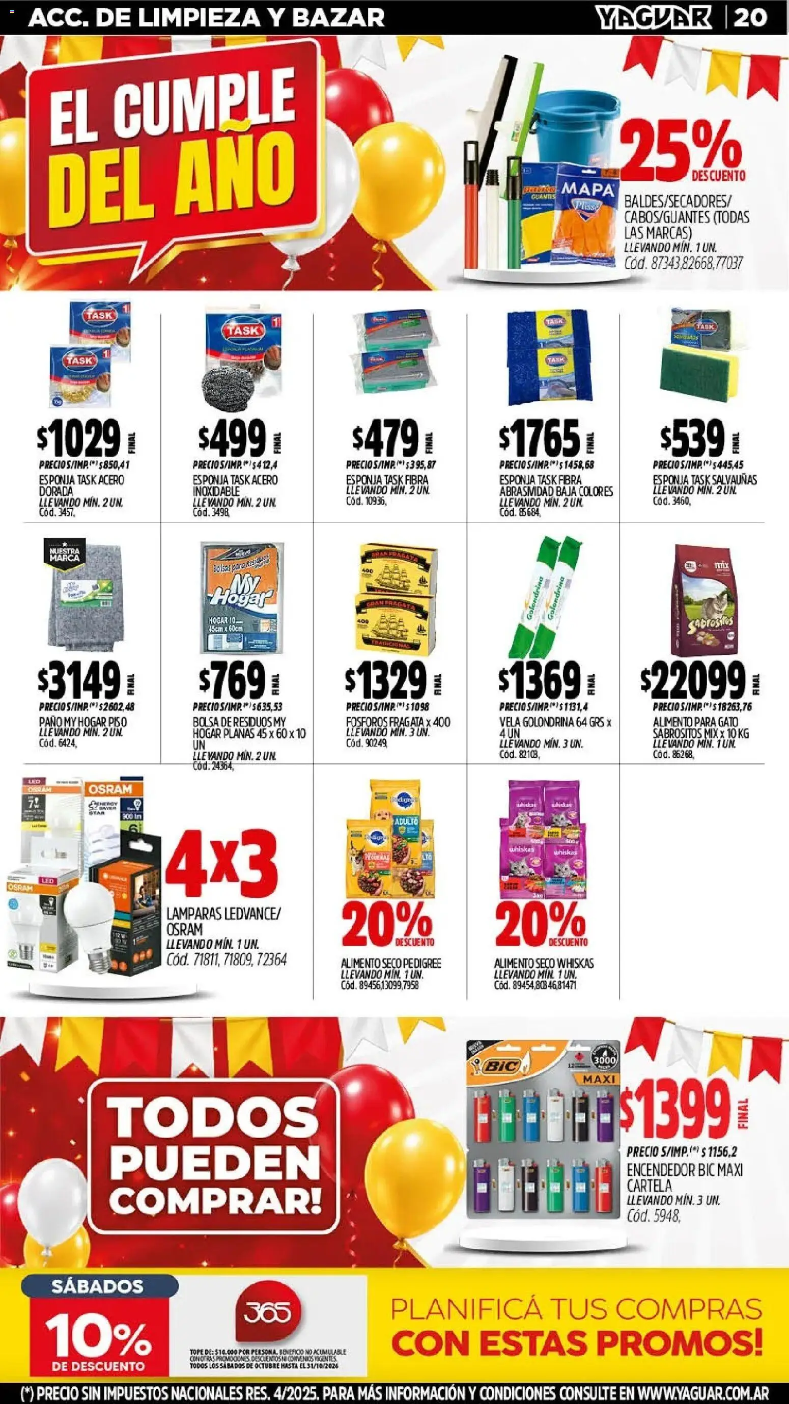 Revista de ofertas Yaguar - Página 22 - Ofertas válidas hasta el 1 de noviembre de 2026