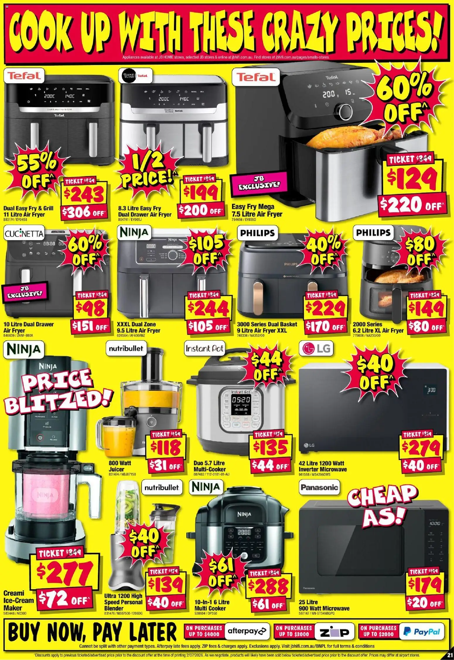 JB Hi-Fi catalogue - valid from 16/07/2026 | Page: 21 | Products: Drawer, Basket, Blender, Juicer