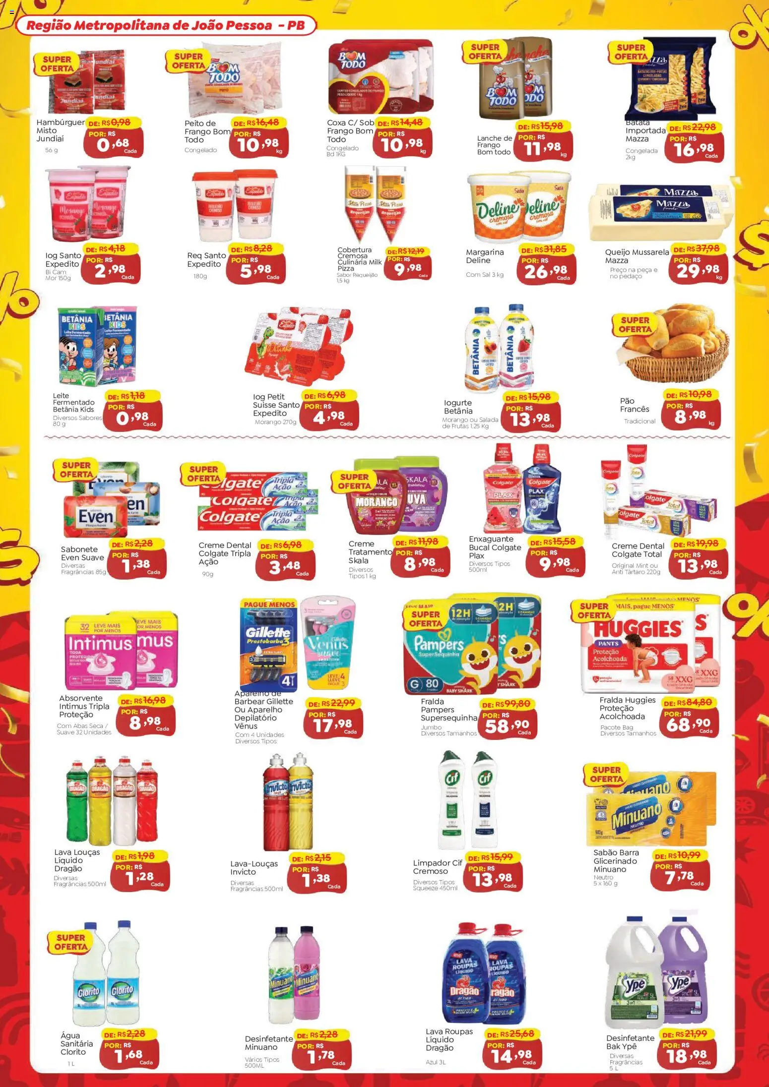 Novo Atacarejo Folheto - válido de 20/07/2026 | Página: 3 | Produtos: Leite, Queijo, Requeijão, Margarina