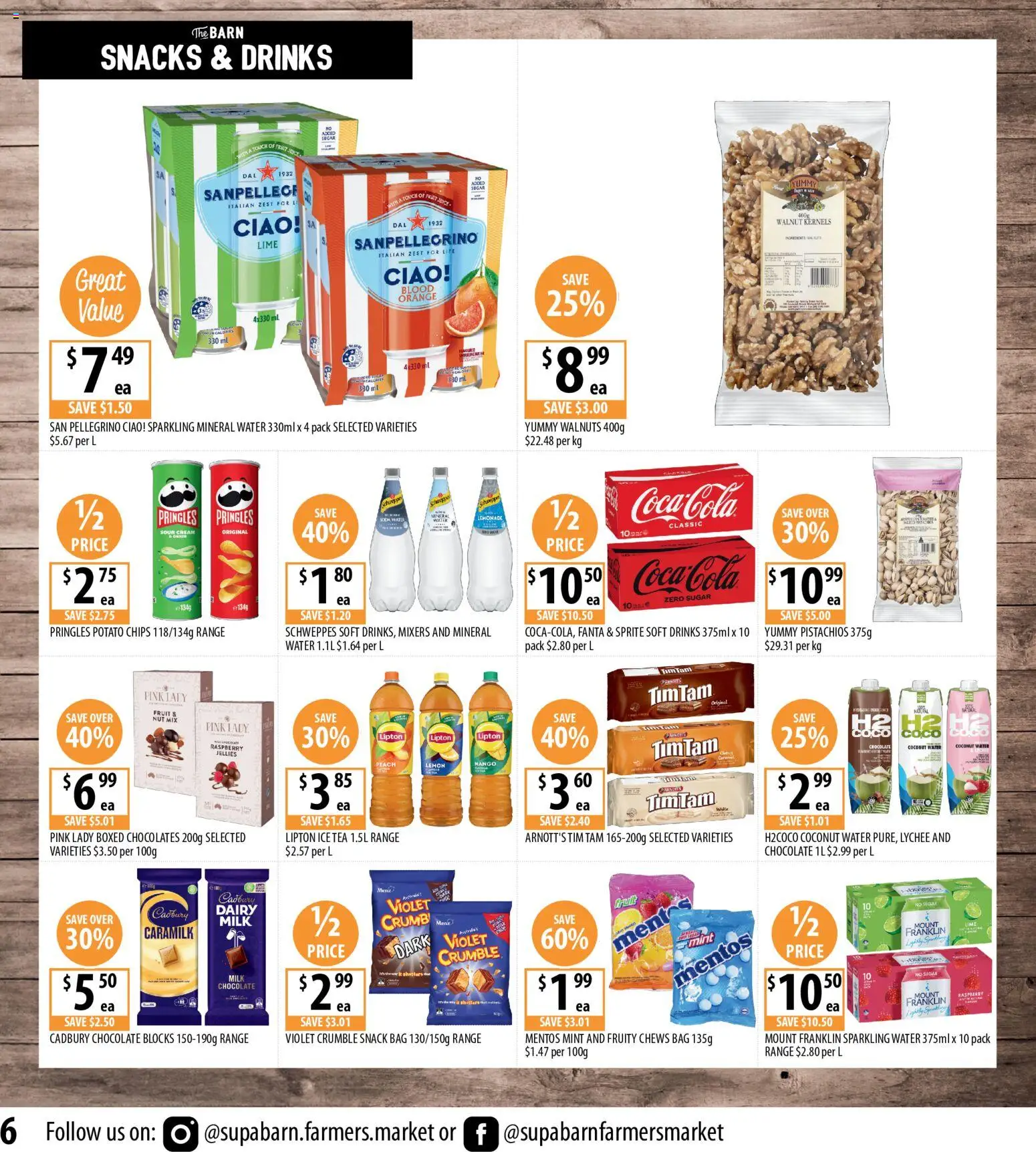 Supabarn catalogue - valid from 03.06.2026 | Page: 6 | Products: Chocolate, Sour cream, Chips, Cream