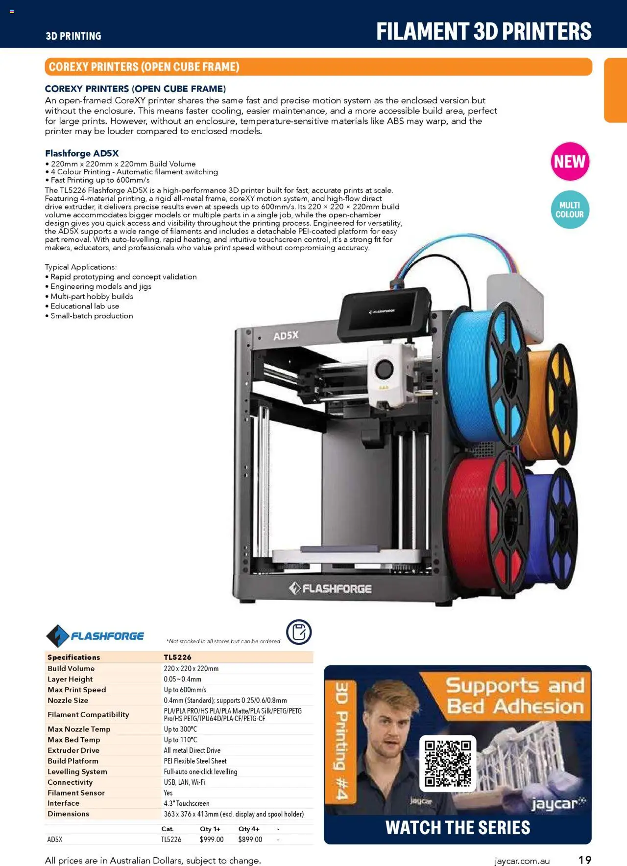 Jaycar catalogue - valid from 09/07/2025 | Page: 19 | Products: Watch, Printer, Bed
