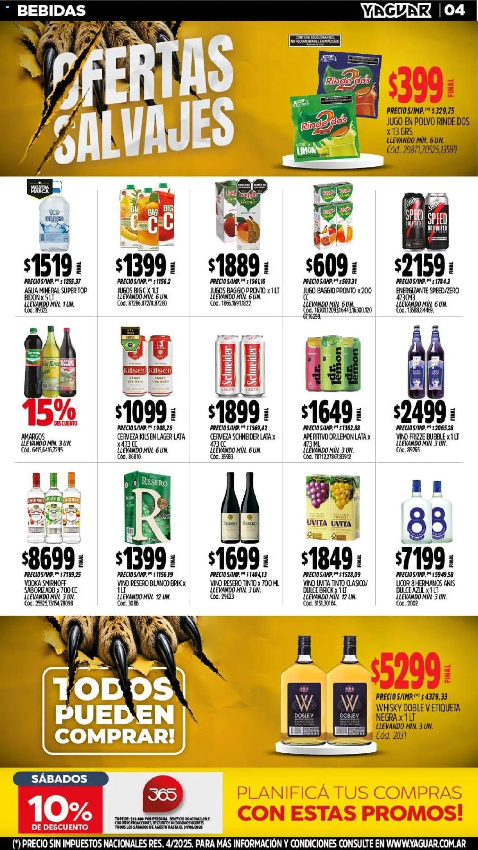 Yaguar catálogo │ válido desde el 03/08/2026 | Página: 5