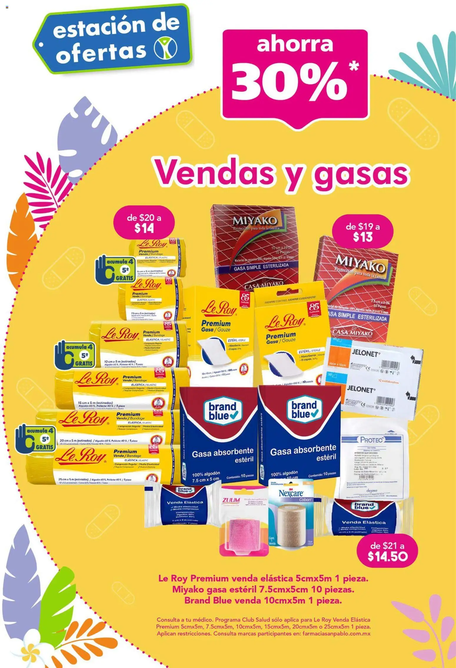 Nuevas ofertas de Farmacia San Pablo válidas en toda la República Mexicana desde el 21/06/2026. ¡Encuentra las mejores ofertas en Farmacia San Pablo catálogo! | Página: 3