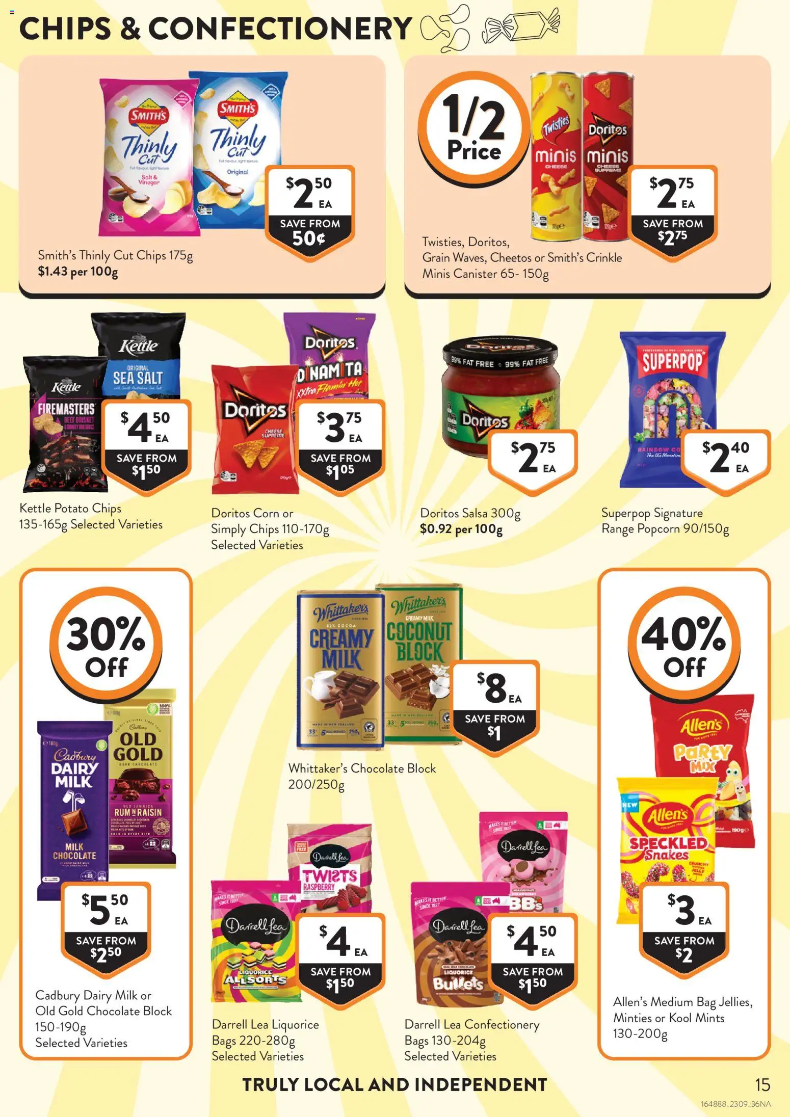 Foodworks catalogue - valid from 16/09/2026 | Page: 15 | Products: Milk, Cheese, Chips, Coconut
