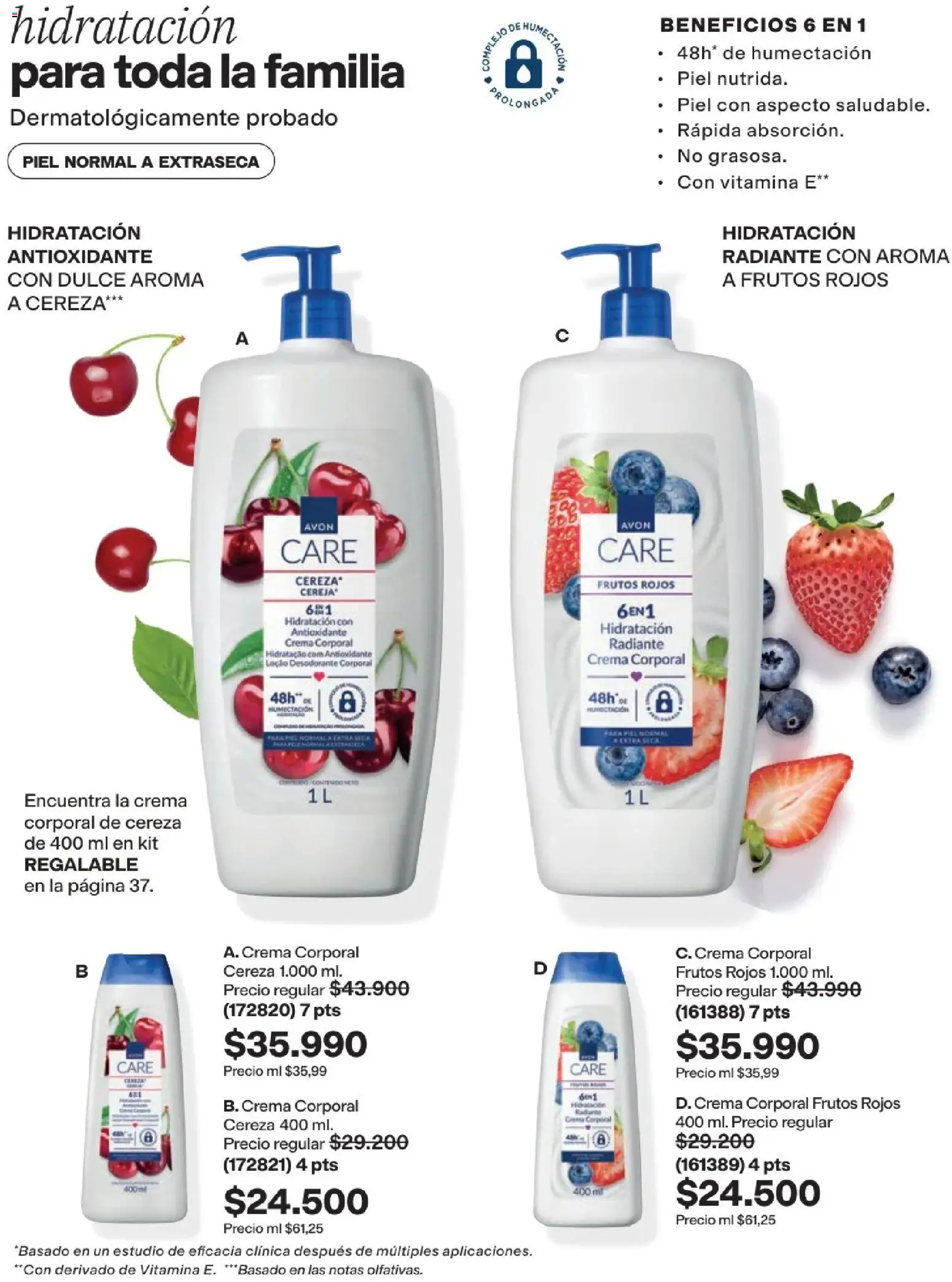 Avon revista - valida desde el 29/07/2026 | Página: 127 | Productos: Crema, Desodorante