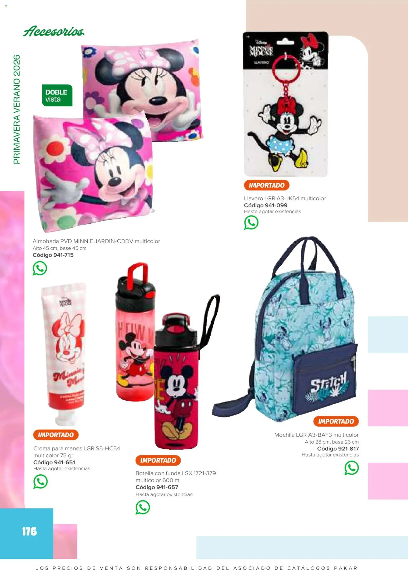 Nuevas ofertas de SC Pakar válidas en toda la República Mexicana desde el 30.01.2026. ¡Encuentra las mejores ofertas en SC Pakar catálogo Ropa! | Página: 176 | Productos: Crema, Llavero, Mochila, Funda