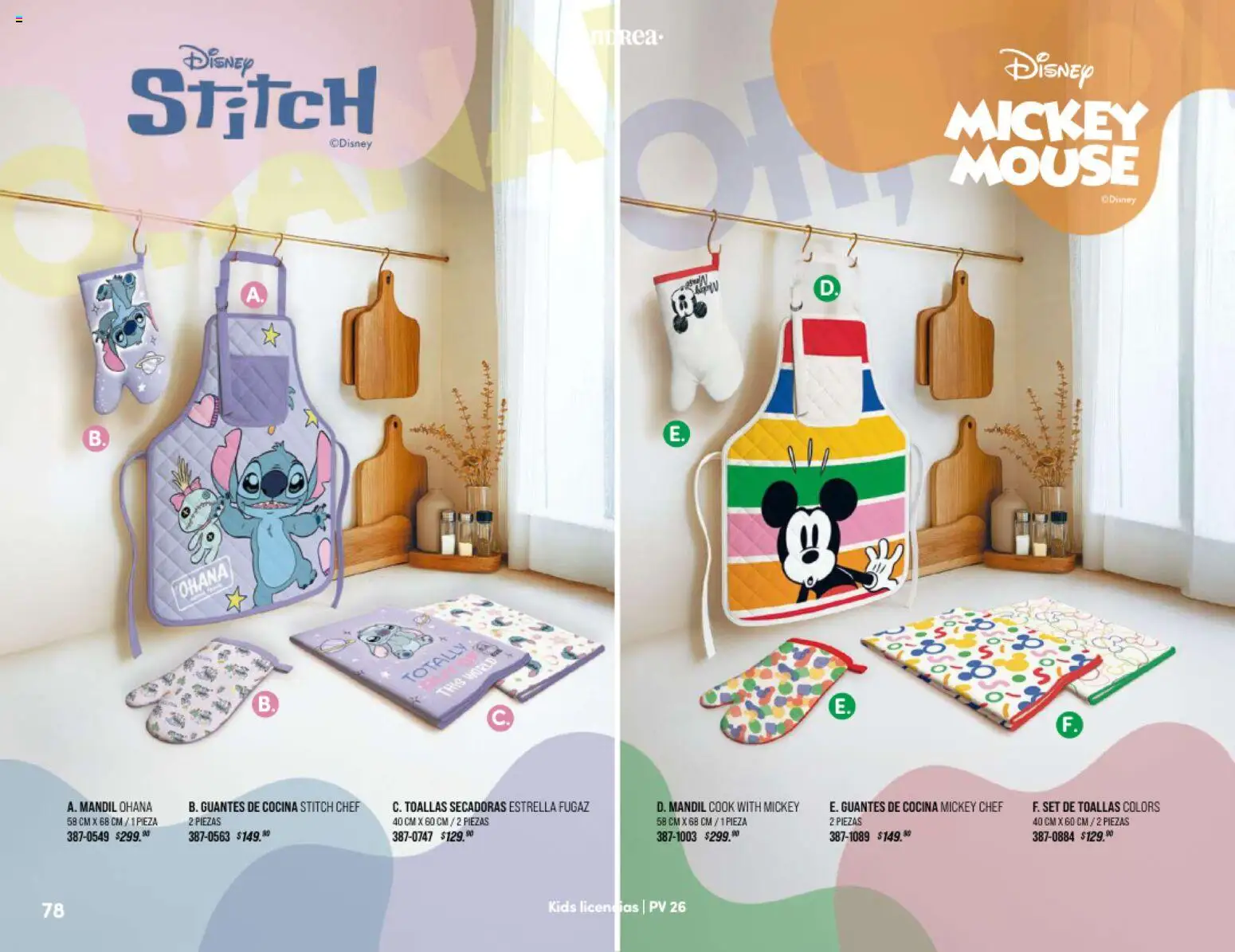 Nuevas ofertas de Andrea válidas en toda la República Mexicana desde el 25/01/2026. ¡Encuentra las mejores ofertas en Andrea catálogo Home! | Página: 78 | Productos: Guantes, Mouse, Cocina, Toallas