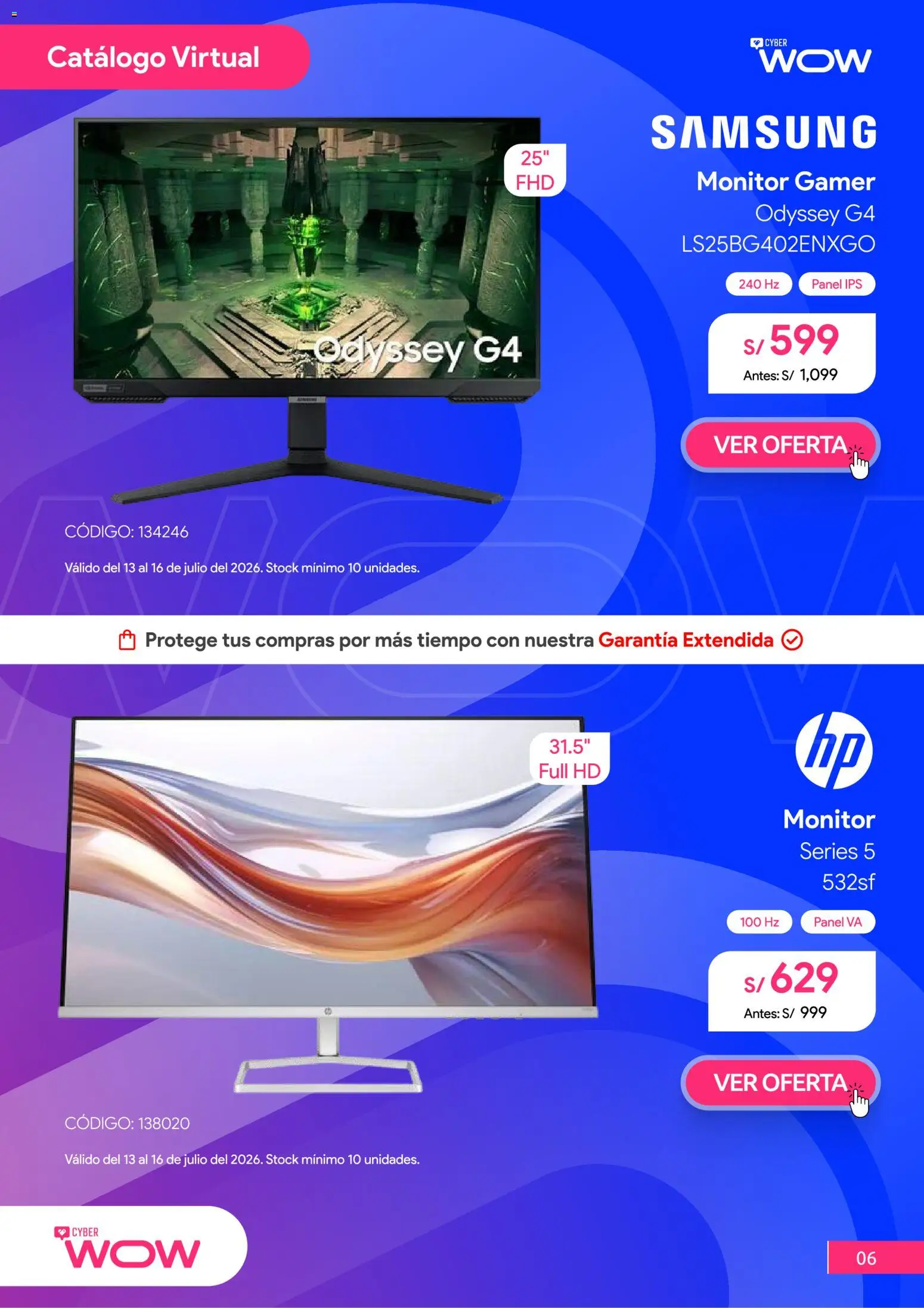 Catálogo Hiraoka válido desde 13/07/2026 | Página: 7 | Productos: Monitor