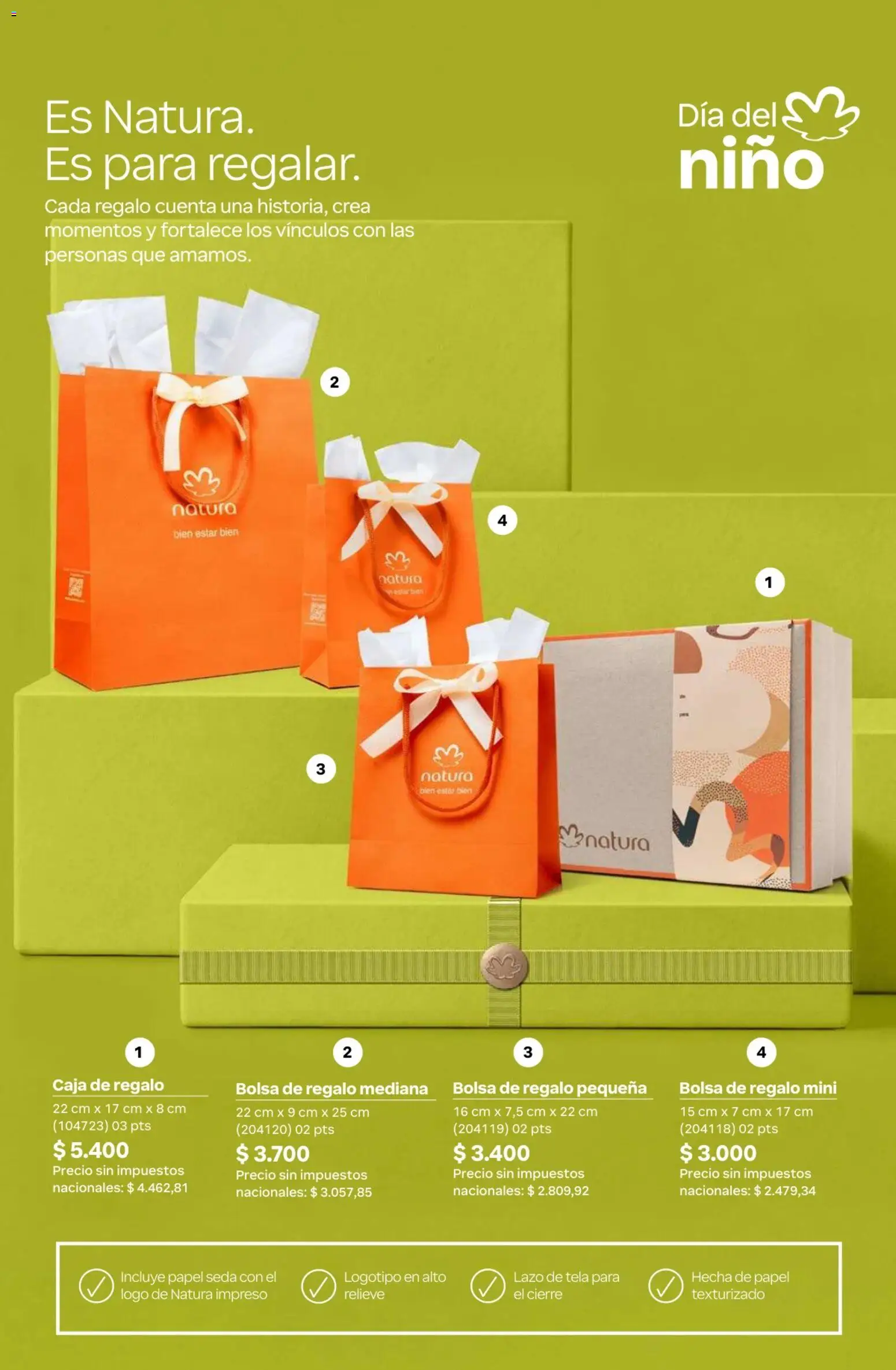 Catálogo Natura Ciclo 10 │ válido desde el 30/06/2026 | Página: 12 | Productos: Bolsa, Caja