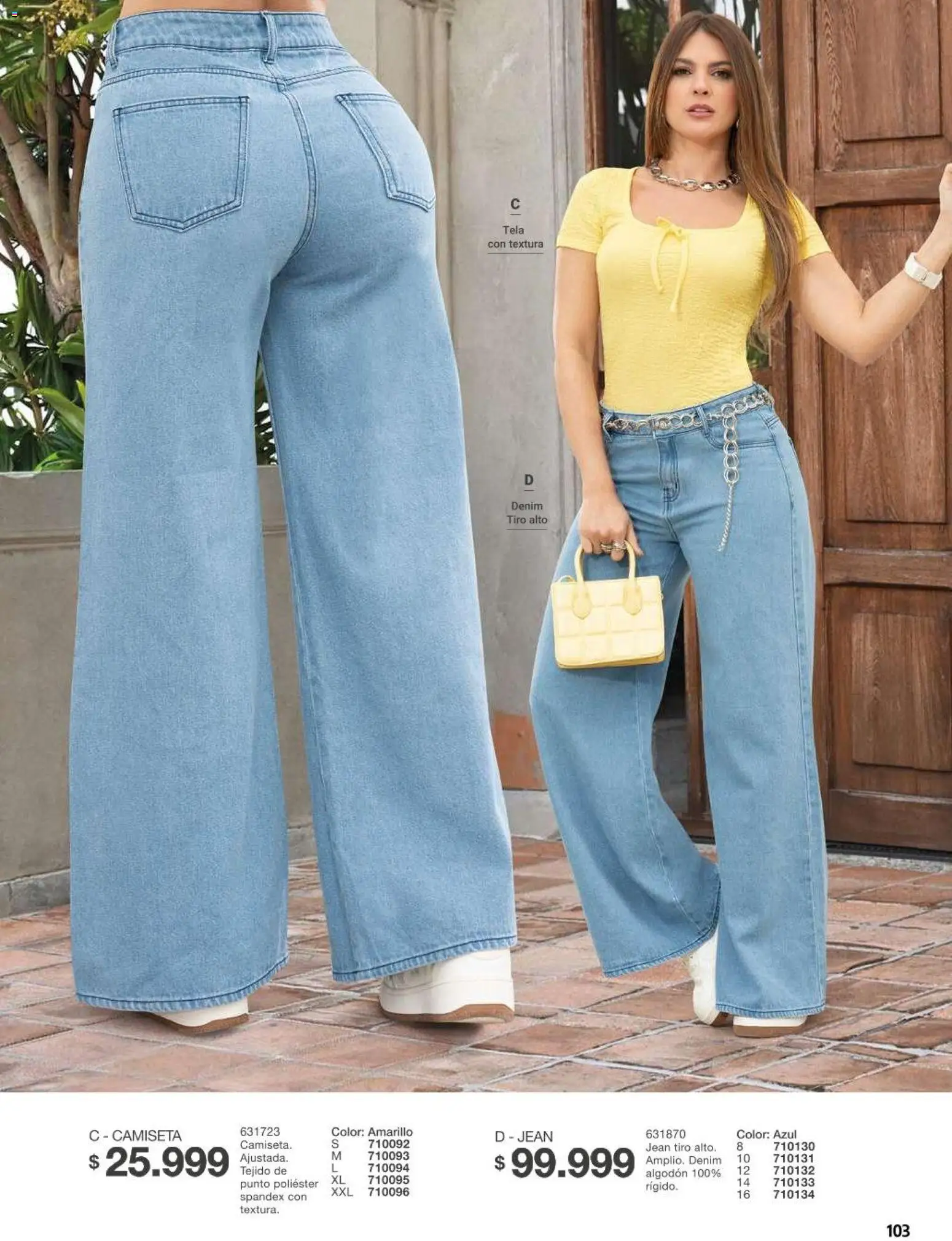 Carmel revista - valida desde el 11/08/2026 | Página: 103 | Productos: Algodón, Jean, Camiseta