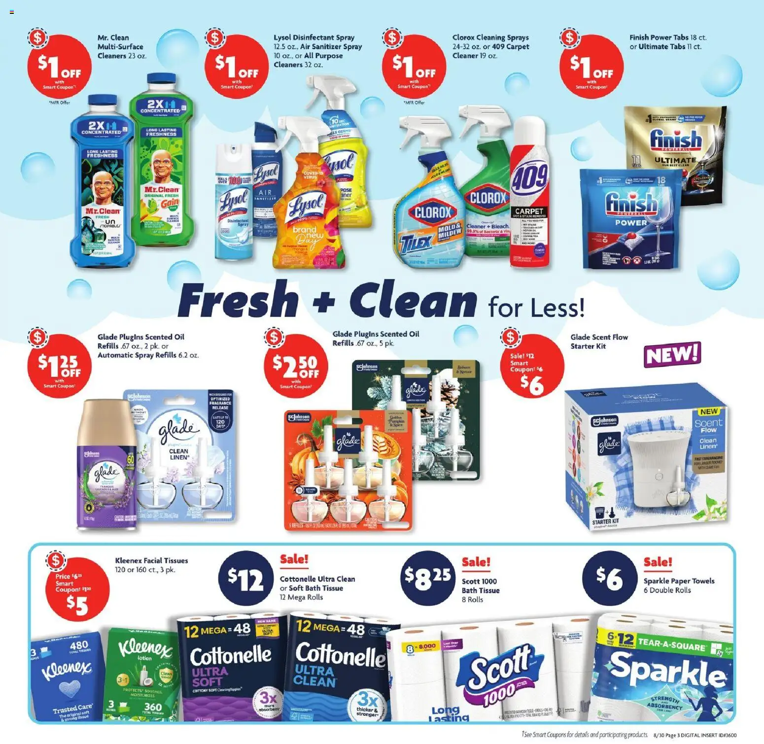 Family Dollar Weekly Ad - valid from 08/30/2026 | Page: 7 | Products: Oil, Tissues, Cream, Paper towels