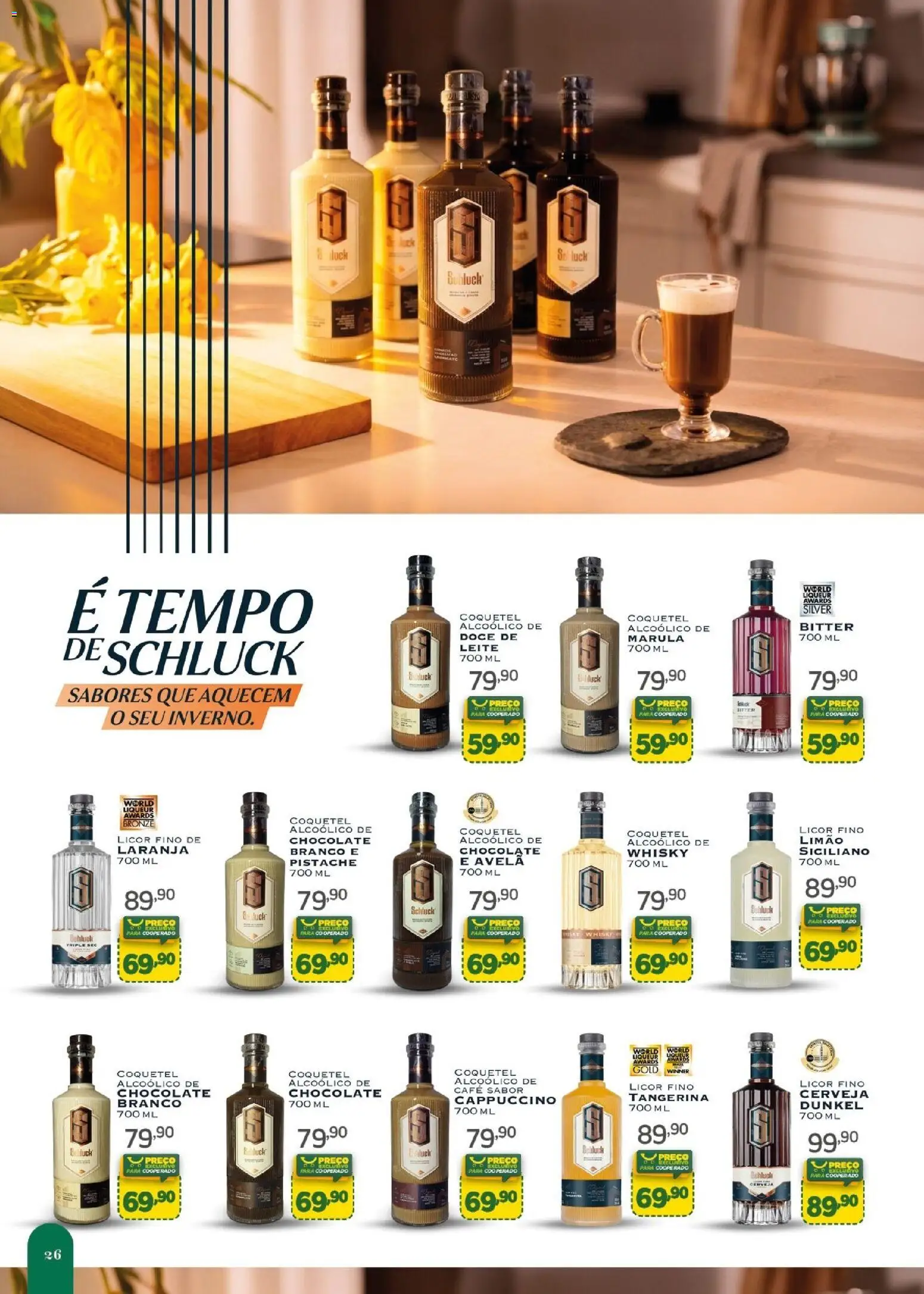 Cooper Folheto - válido de 27.05.2026 | Página: 26 | Produtos: Whisky, Leite, Cerveja, Avelã
